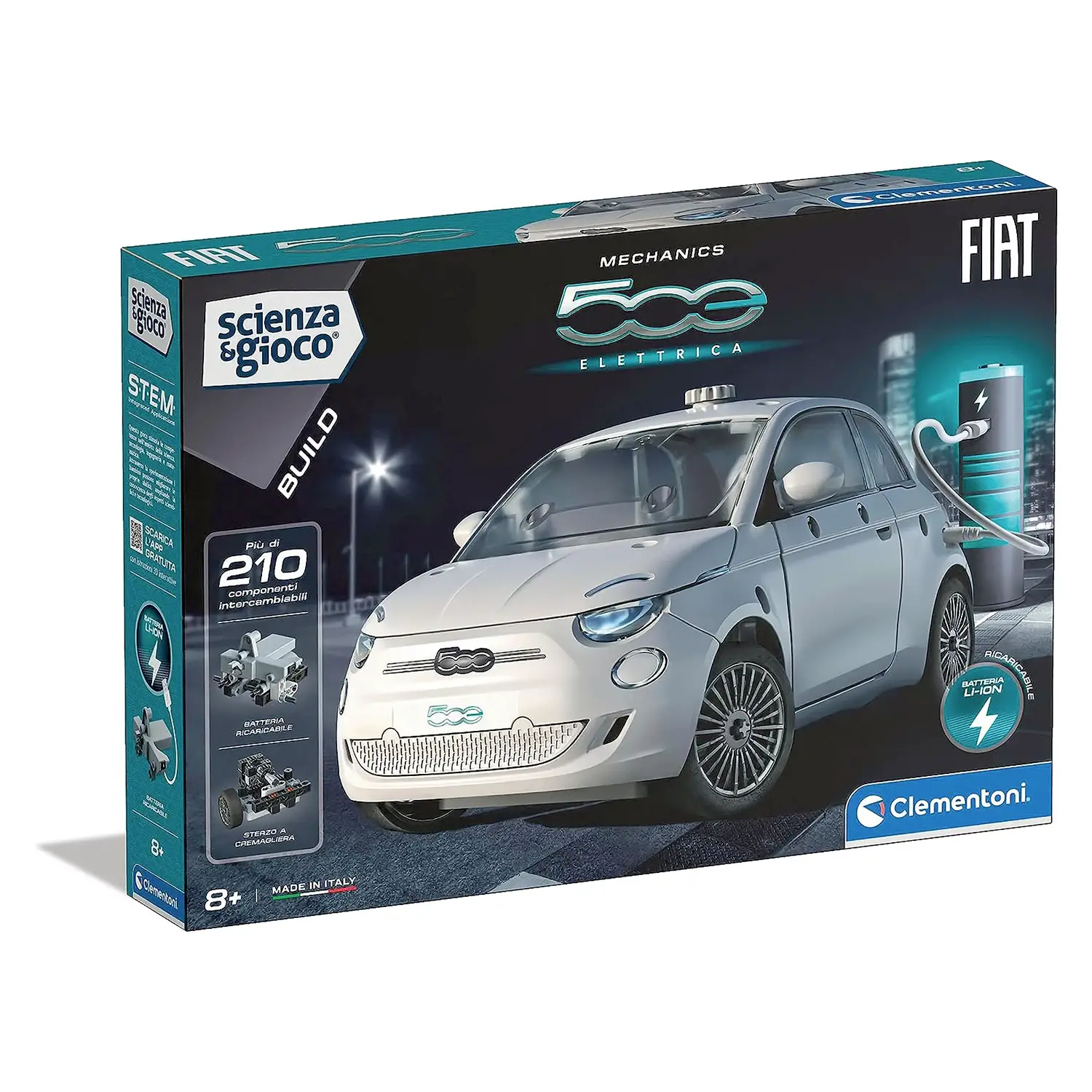 Scienza & Gioco Fiat 500aScienza & Gioco – Fiat 500 Elettrica Clementoni - giochi scientifici
