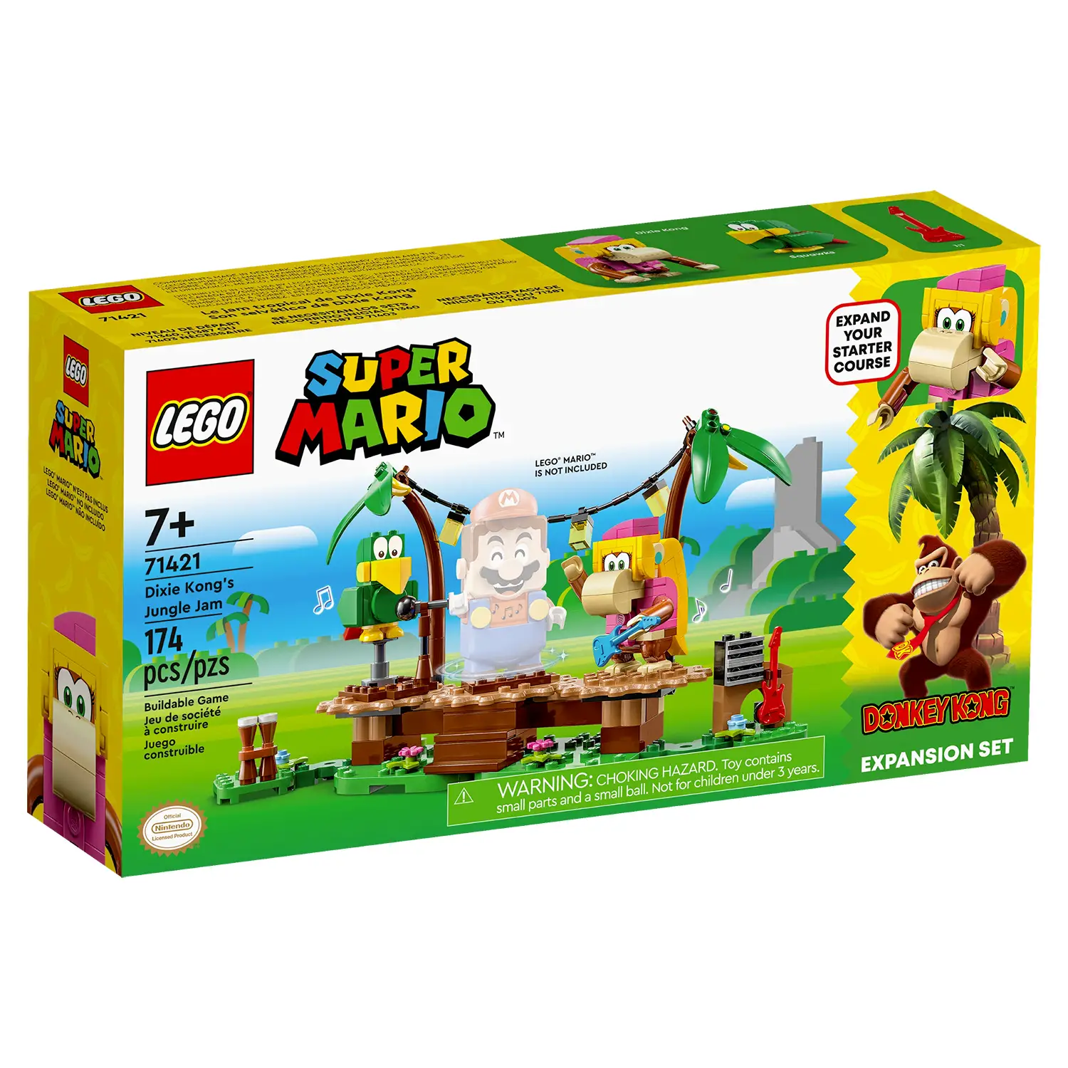 Lego Super Mario - Pack di espansione Concerto nella giungla di Dixie Kong 71421 - lego