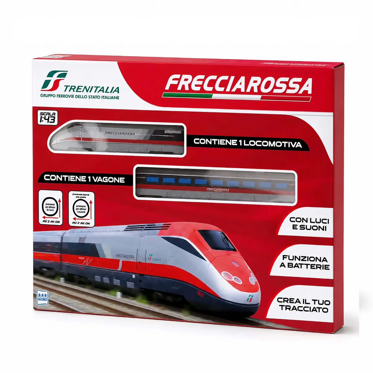 Treno Frecciarossa ETR 500 - Veicoli, garage e piste
