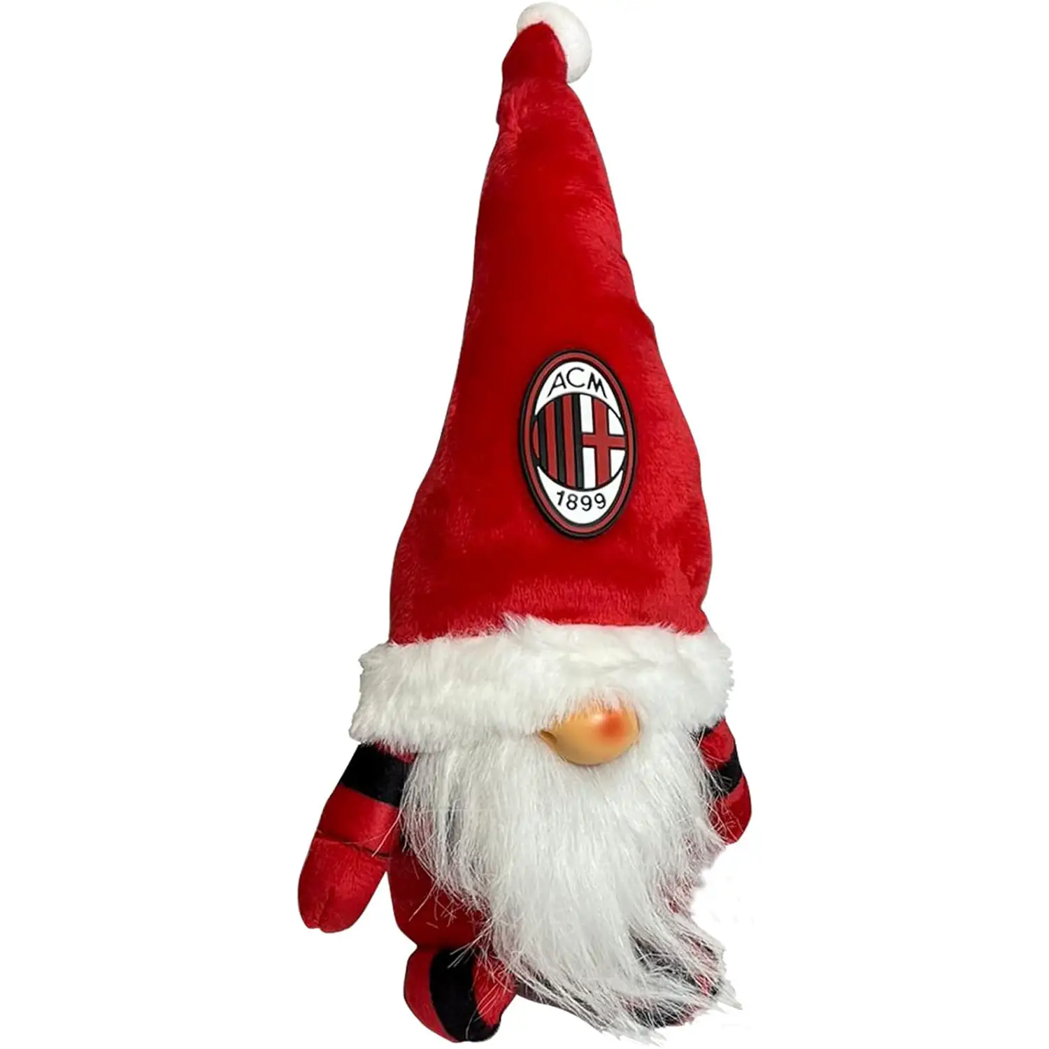 Gnomo Milan HERMET 30 cm - Gadget per Tifosi Rossoneri - addobbi casa