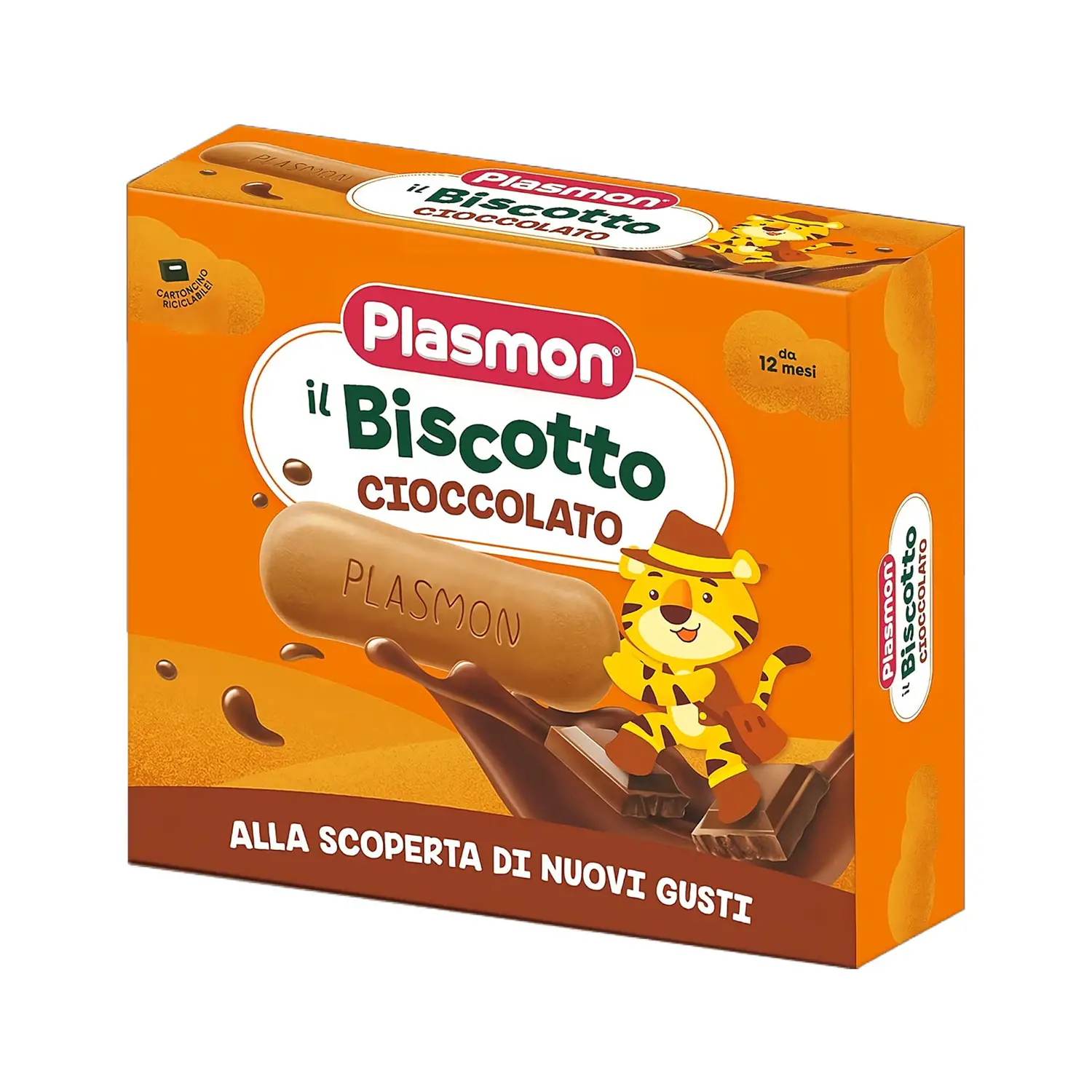 Plasmon Biscotto al Cacao 320 g – Biscotti per Bambini con Vitamine e Minerali - biscotti