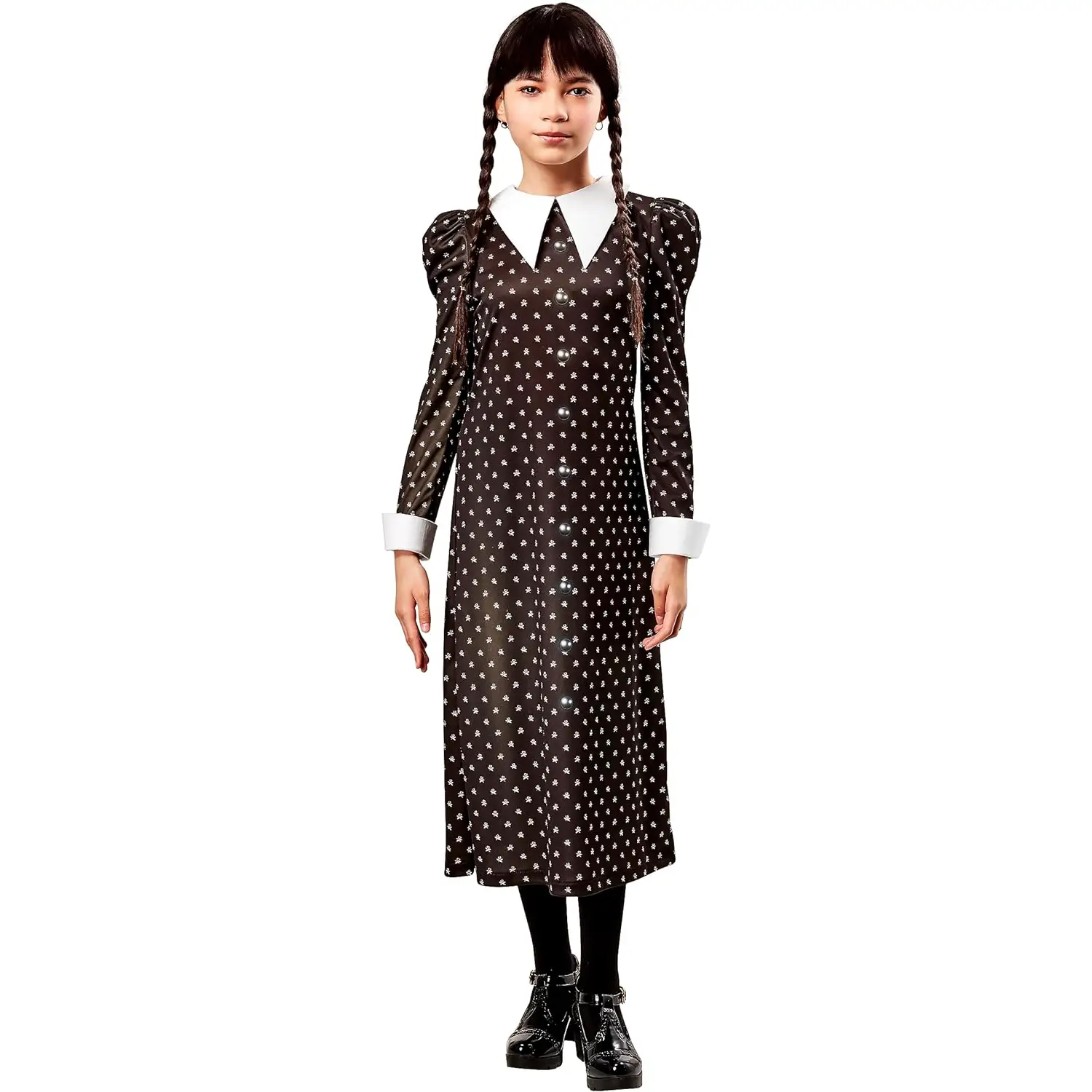 Costume Opp Wednesday Divisa Scolastica Tg..XS 5-6 Anni - Abiti halloween