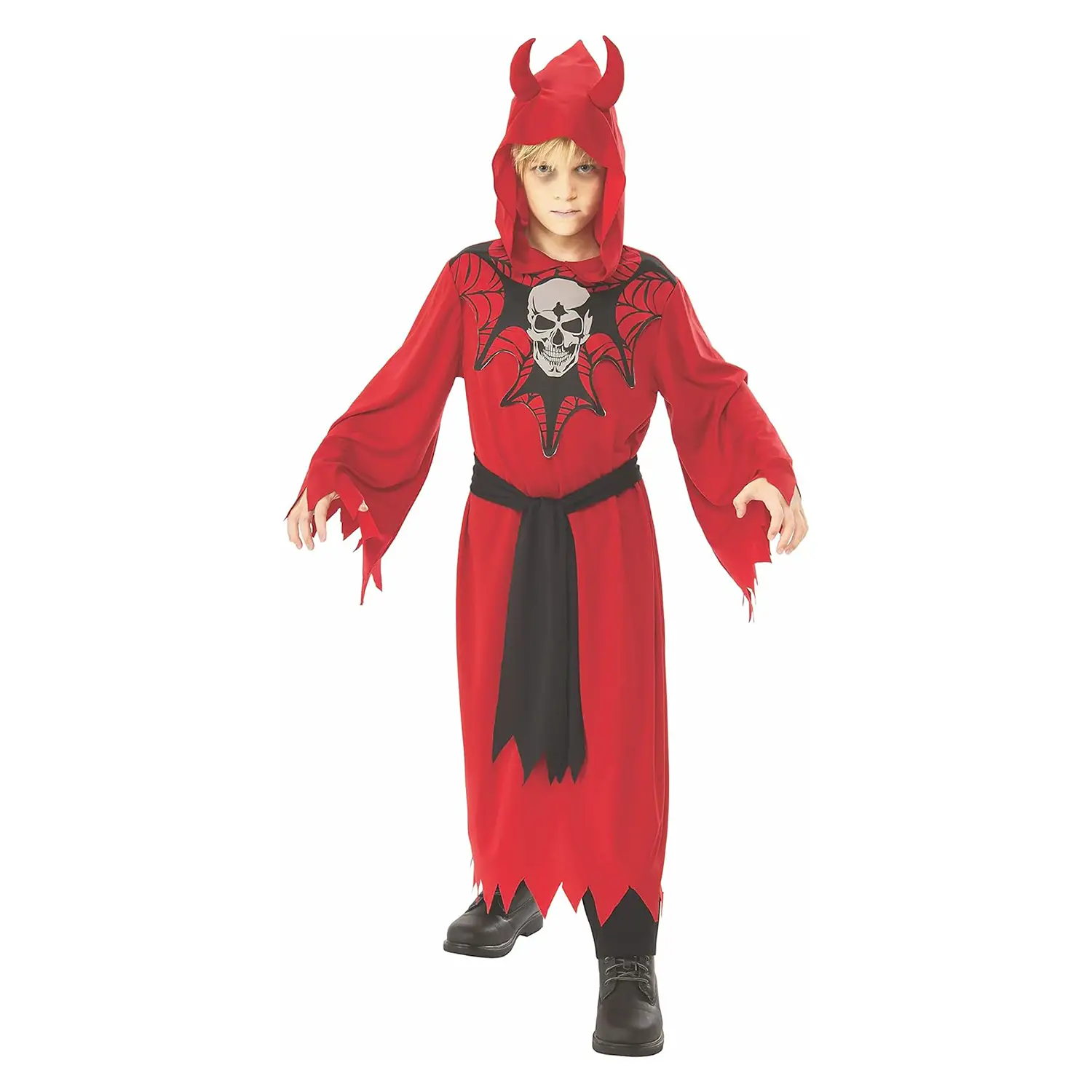 Costume Diavolo Giustiziere per Bambini - Taglia M - 5/7 Anni - Abiti halloween