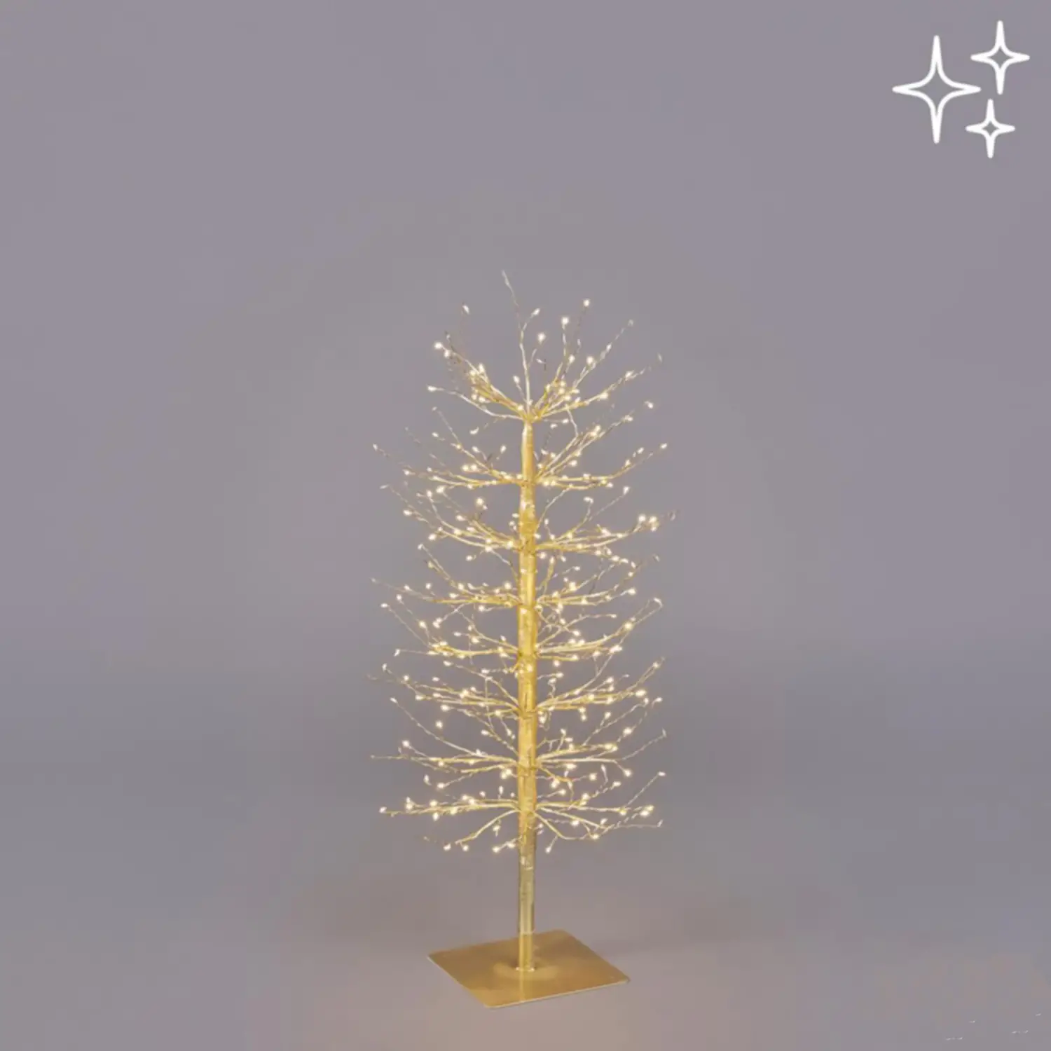 Faggio con Base con 320 LED H 90 cm: Eleganza Compatta per il Tuo Natale - alberi led di design