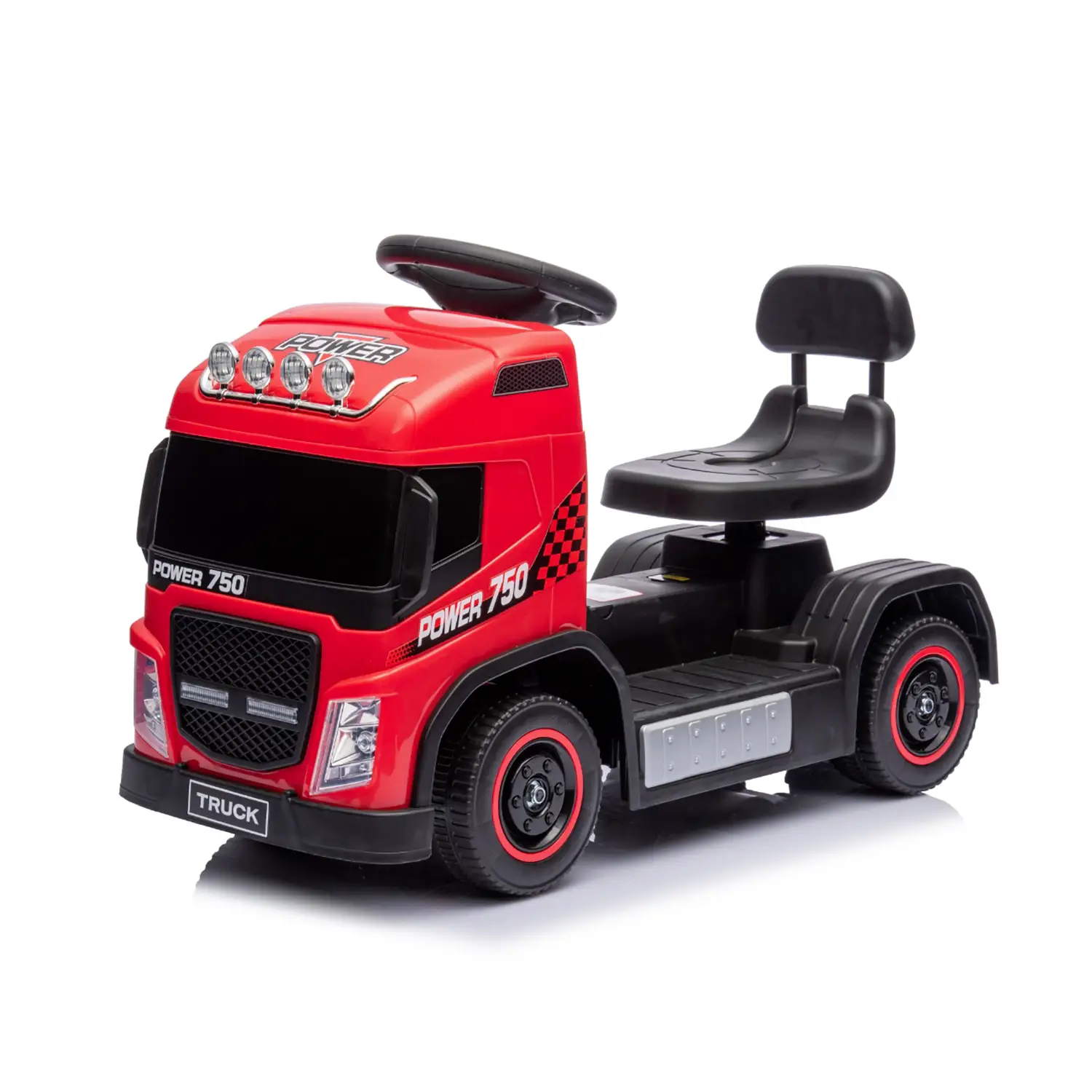 Camion Elettrico per Bambini 6V con Luci e Suoni, Rosso - auto