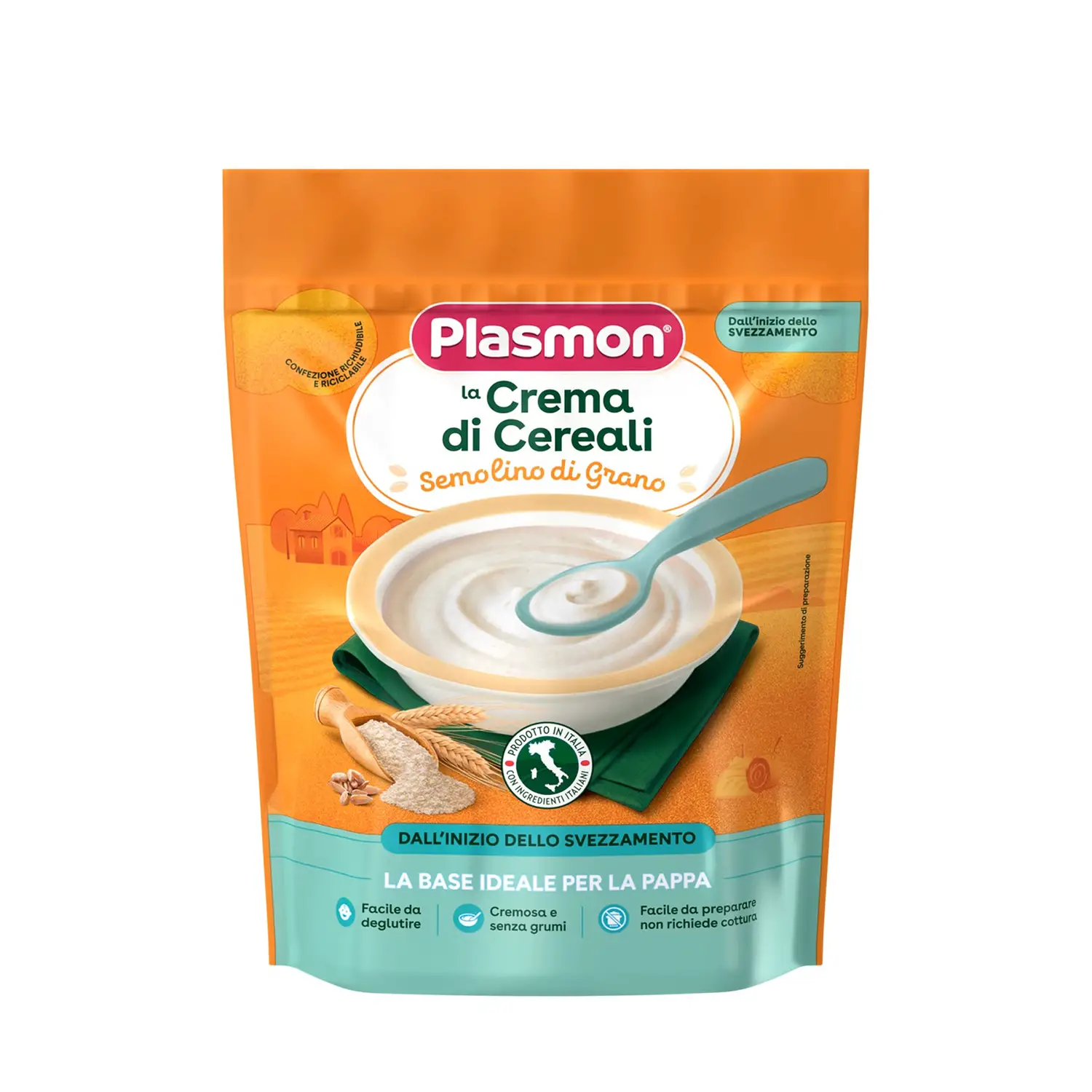 Cereali Plasmon gr. 200 Crema Semolino di Grano - farine e creme