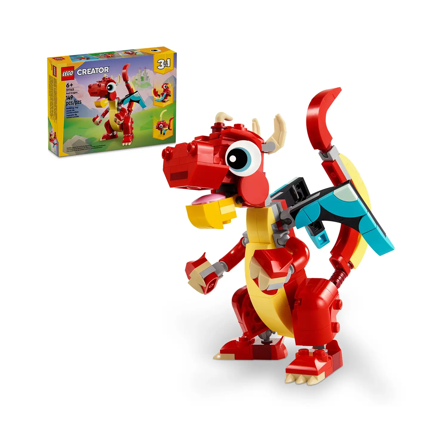 Lego Creator - Drago Rosso 31145 - lego