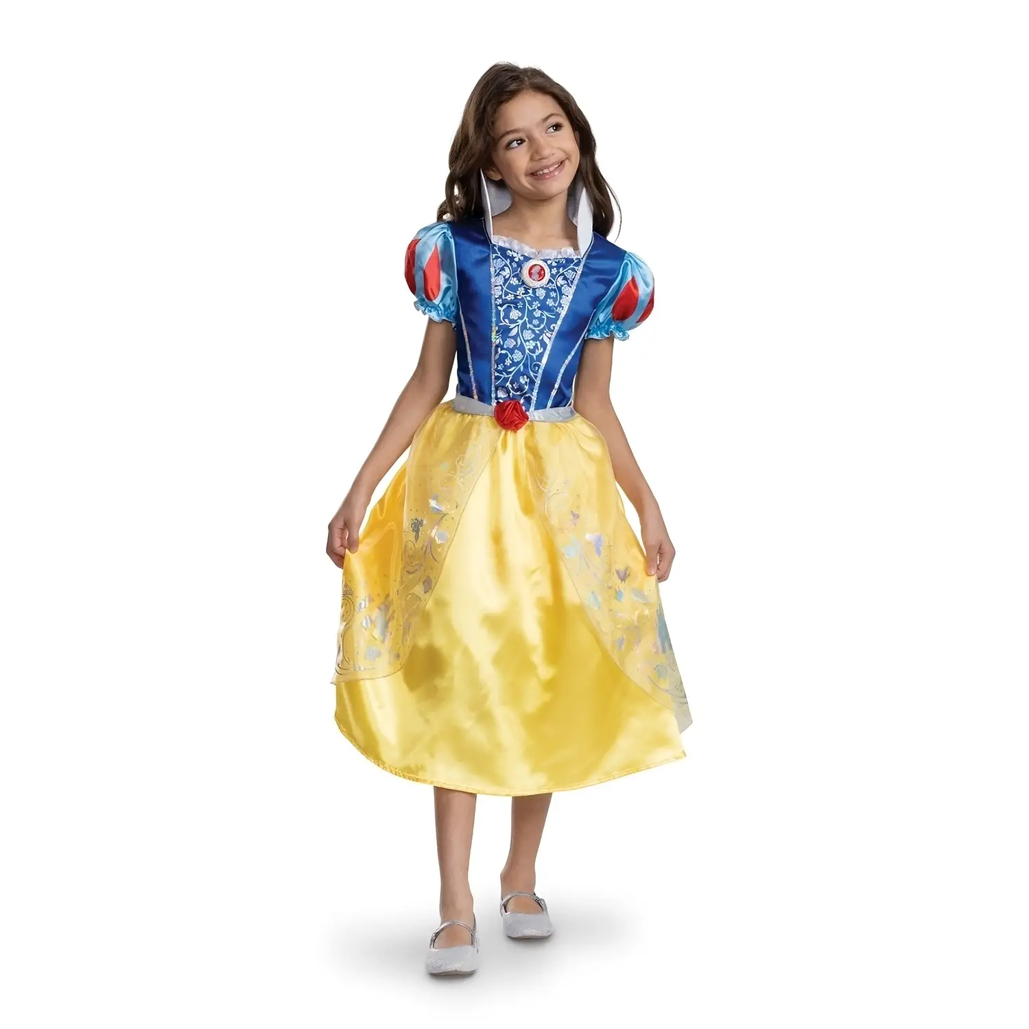 Costume Biancaneve per Bambine - Taglia S - 5/6 Anni - abiti bambino e bambina