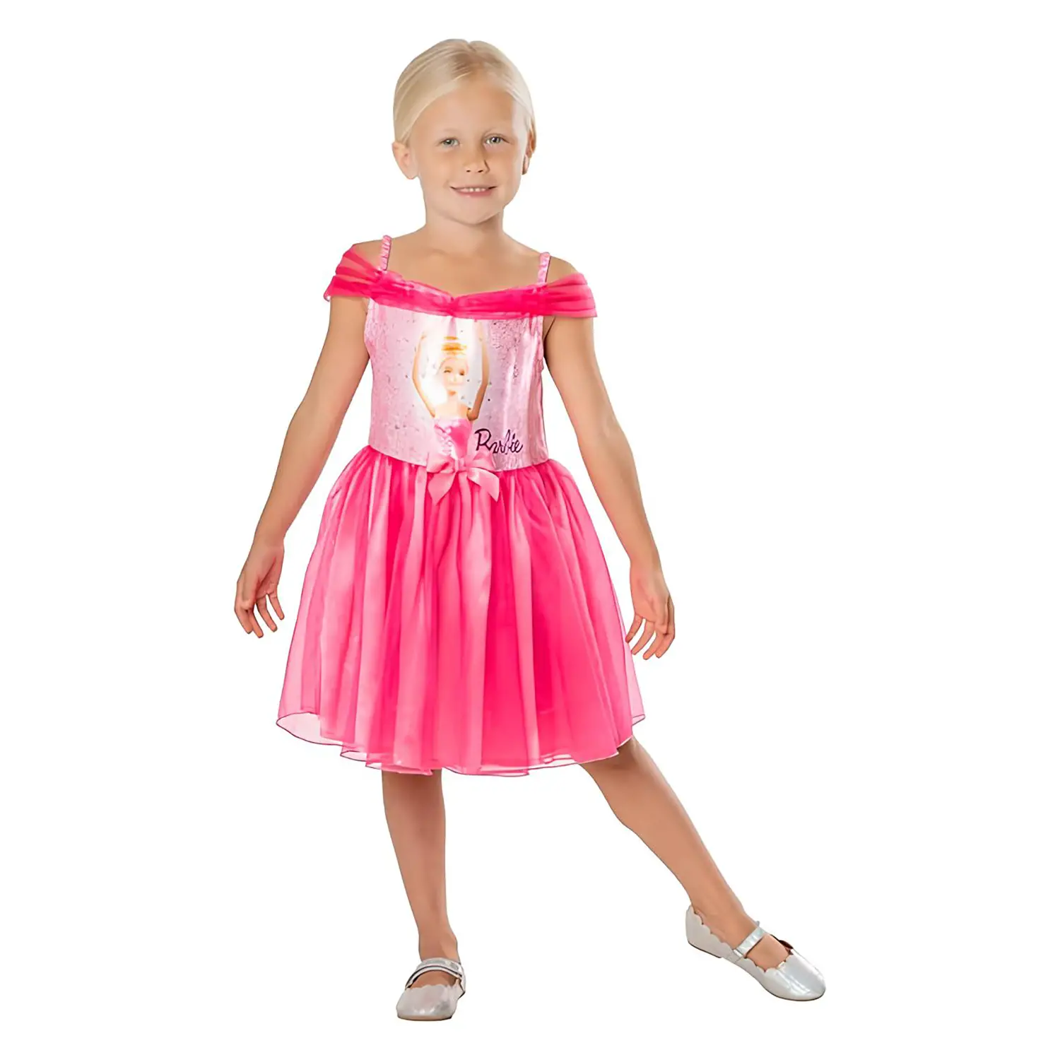 Costume Barbie Ballerina per Bambine - Taglia S - 3/4 anni - abiti bambino e bambina