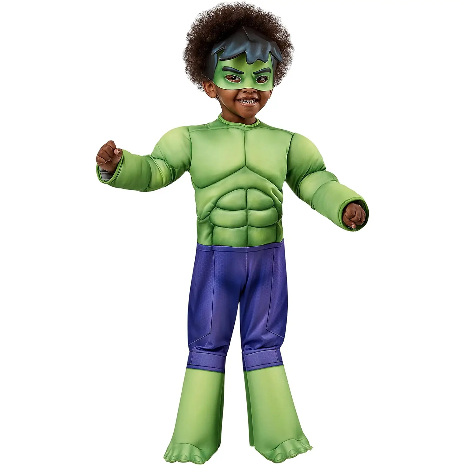 Costume Hulk Deluxe per Bambini - Taglia XS - 2/3 anni - abiti bambino e bambina