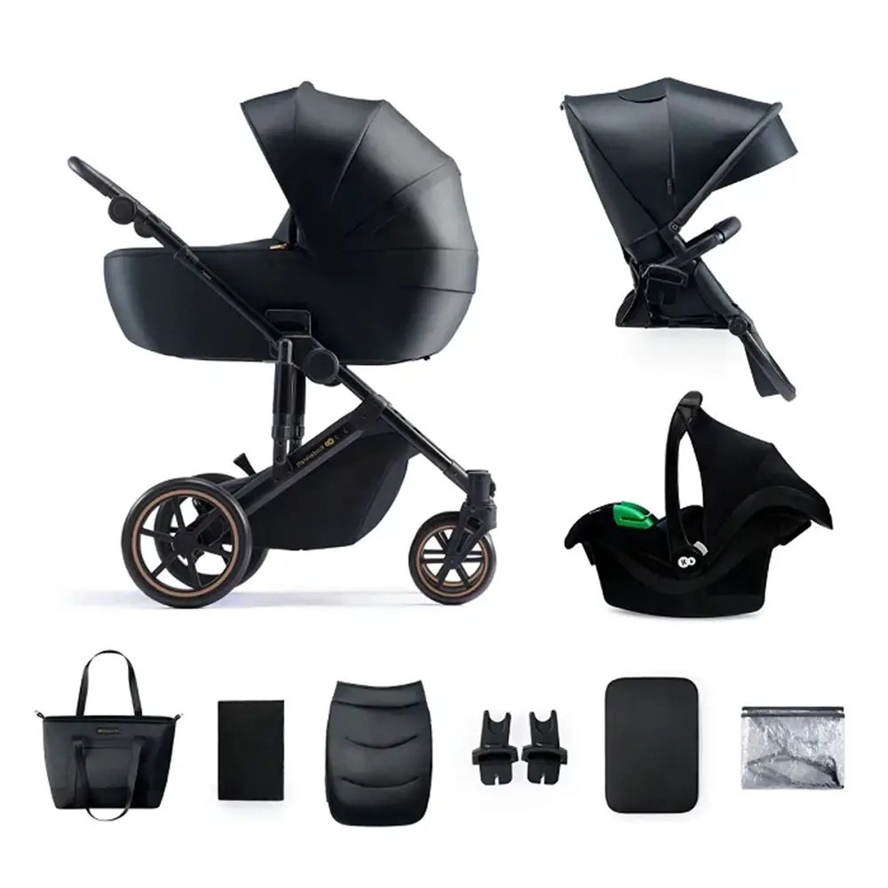 Trio Prime 2 Pro I-Size Black Kinderkraft - trio e modulari