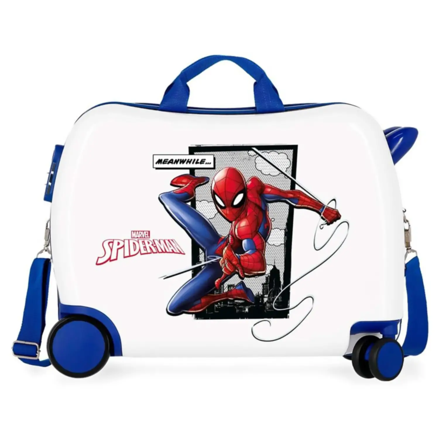 Spiderman Action Trolley da Viaggio Cavalcabile Abs 4 Ruote - valige e borse da viaggio
