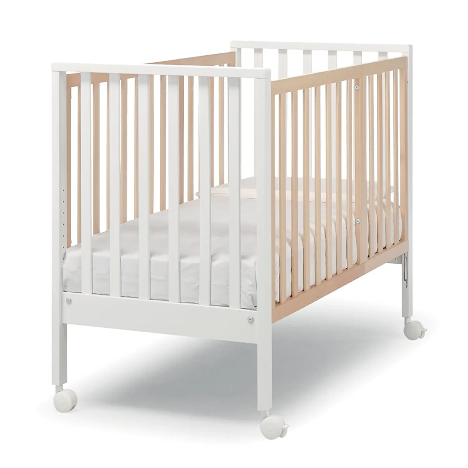 Lettino Evolution 6 in 1 con Funzione Culla Bianco Naturale – Erbesi - collezioni