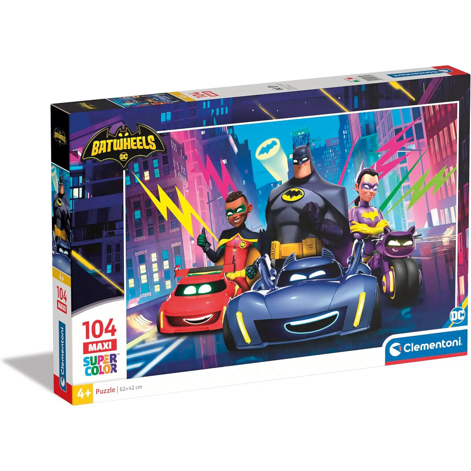 Puzzle 104 Pezzi Maxi Batwheels - Puzzle in cartone