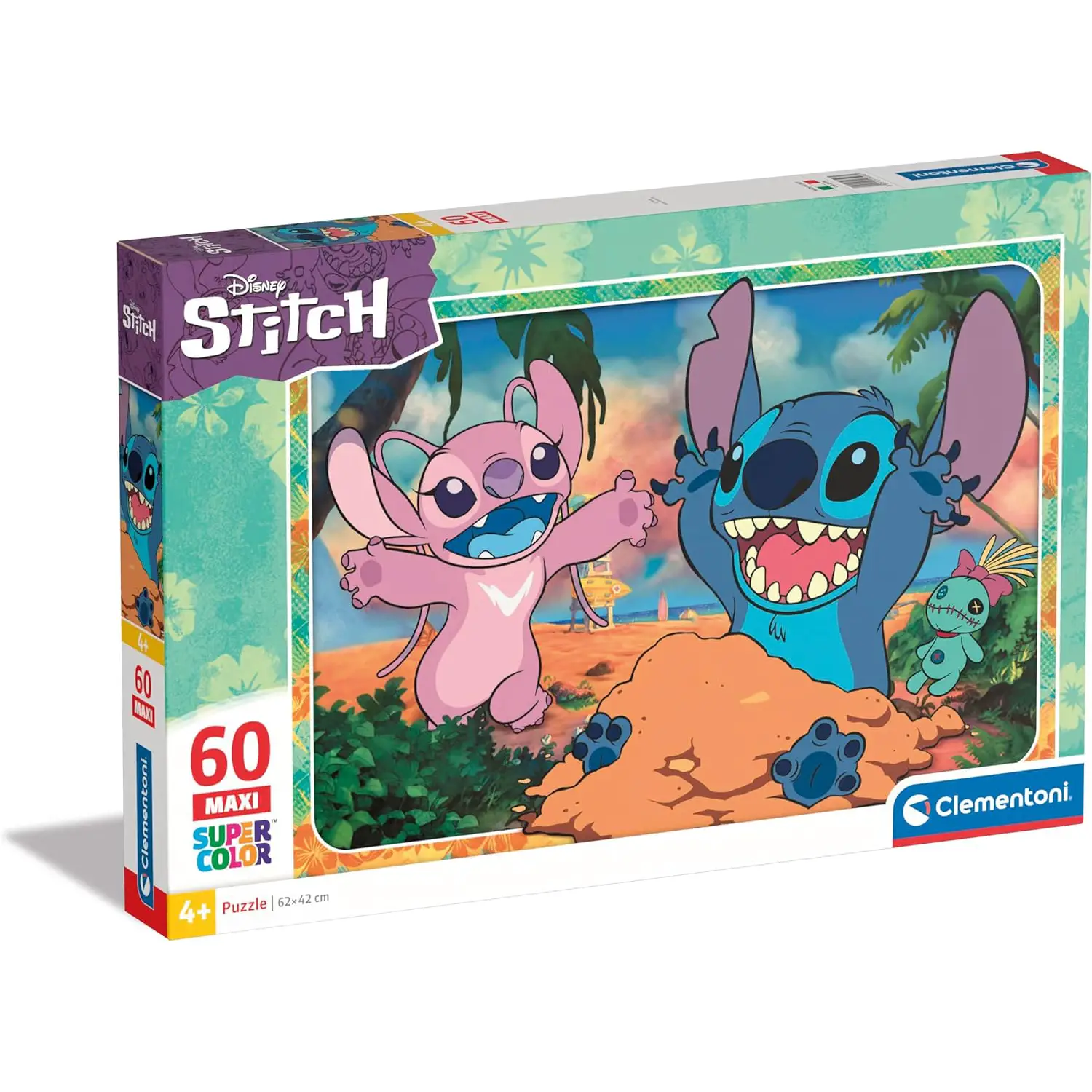 Puzzle 60 Pezzi Maxi Disney Stitch - Puzzle in cartone
