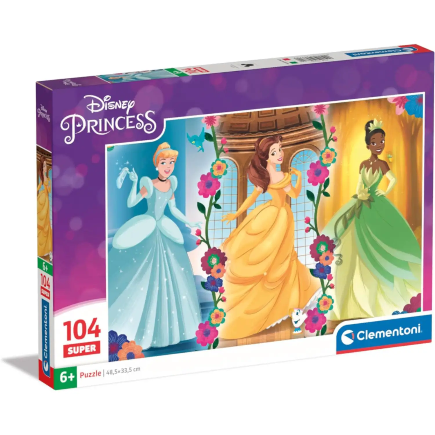 Puzzle 104 Pezzi Super Princess - Puzzle in cartone