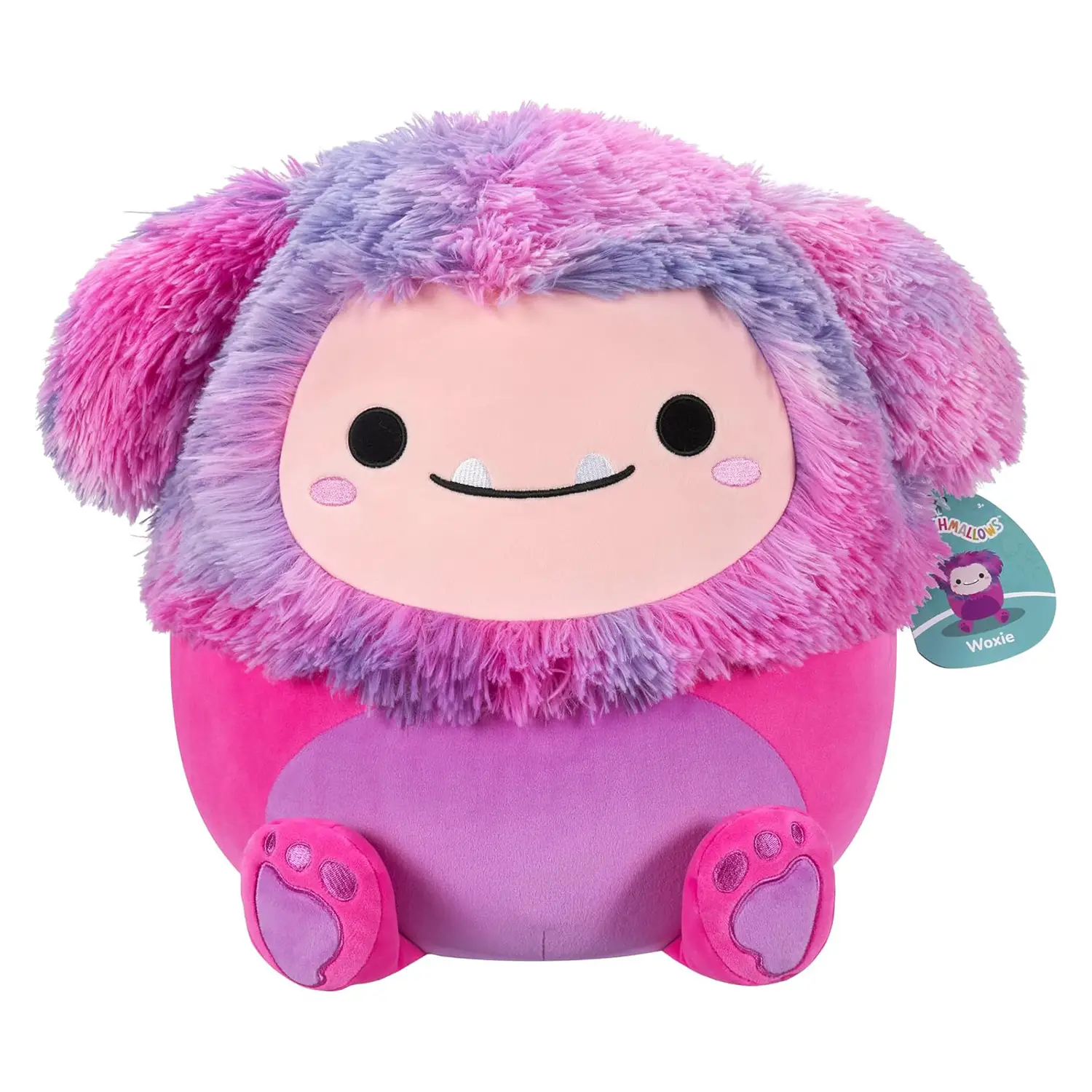 Squishmallows Personaggio 30 Cm: Woxie Bigfoot - peluches 0/36 mesi