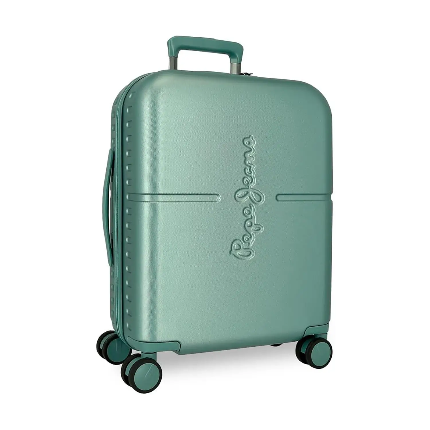 Pepe Jeans Highlight Trolley Abs 55cm 4 Ruote Turchese - valige e borse da viaggio