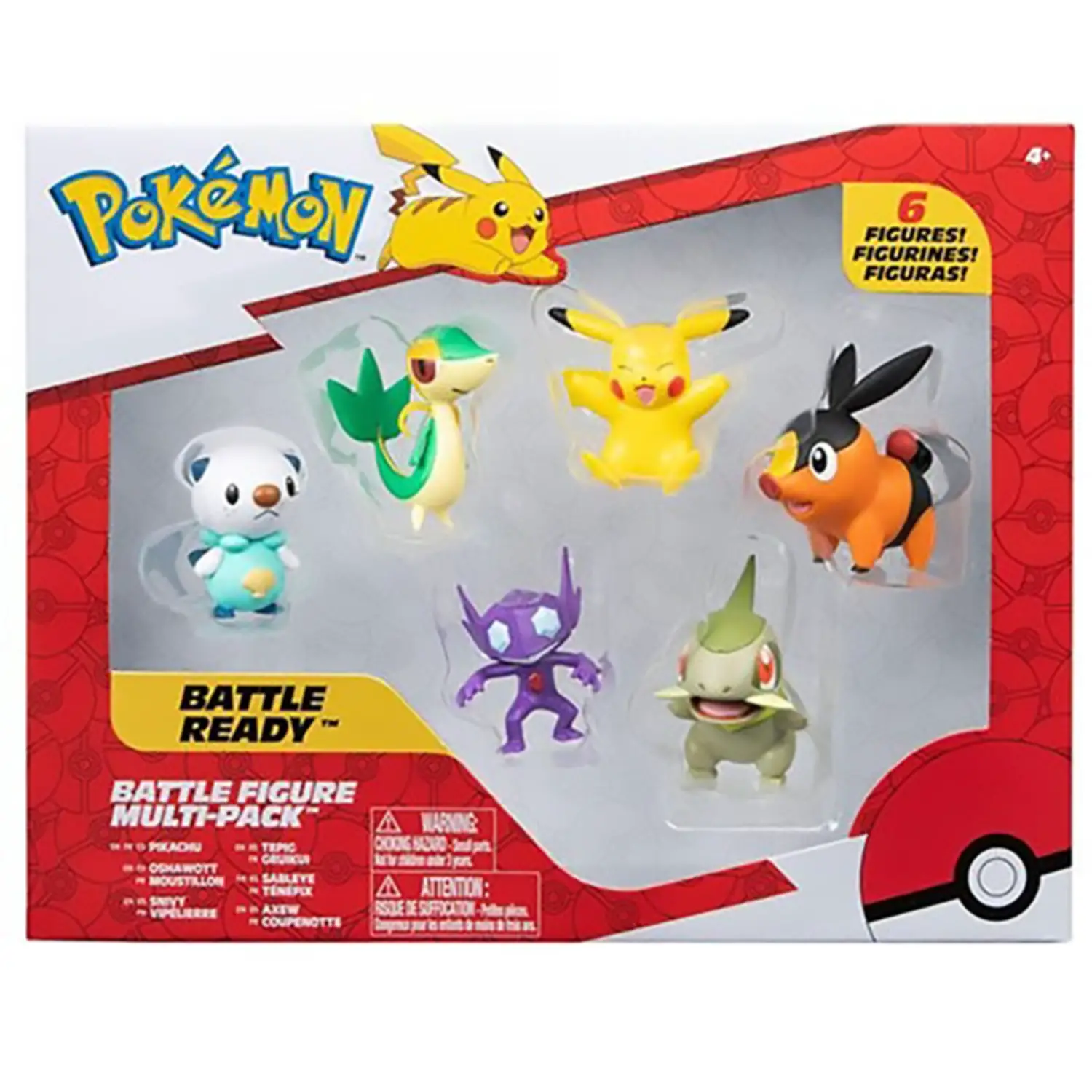 Confezione Deluxe Pokemon 6 Personaggi - Serie Ass.4 - action figures ed accessori