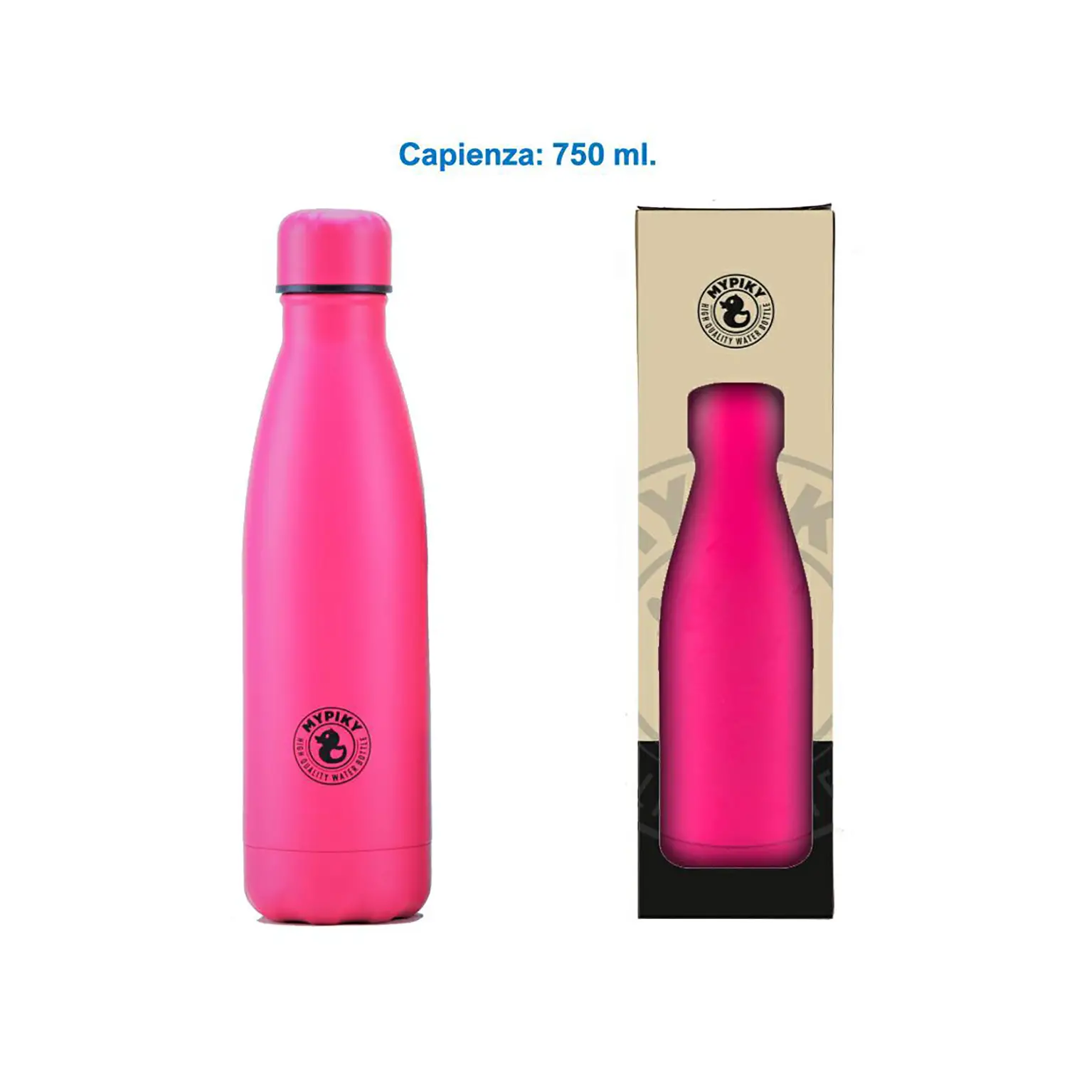 Borraccia Termica Fucsia Mypiky 750 Ml - borracce