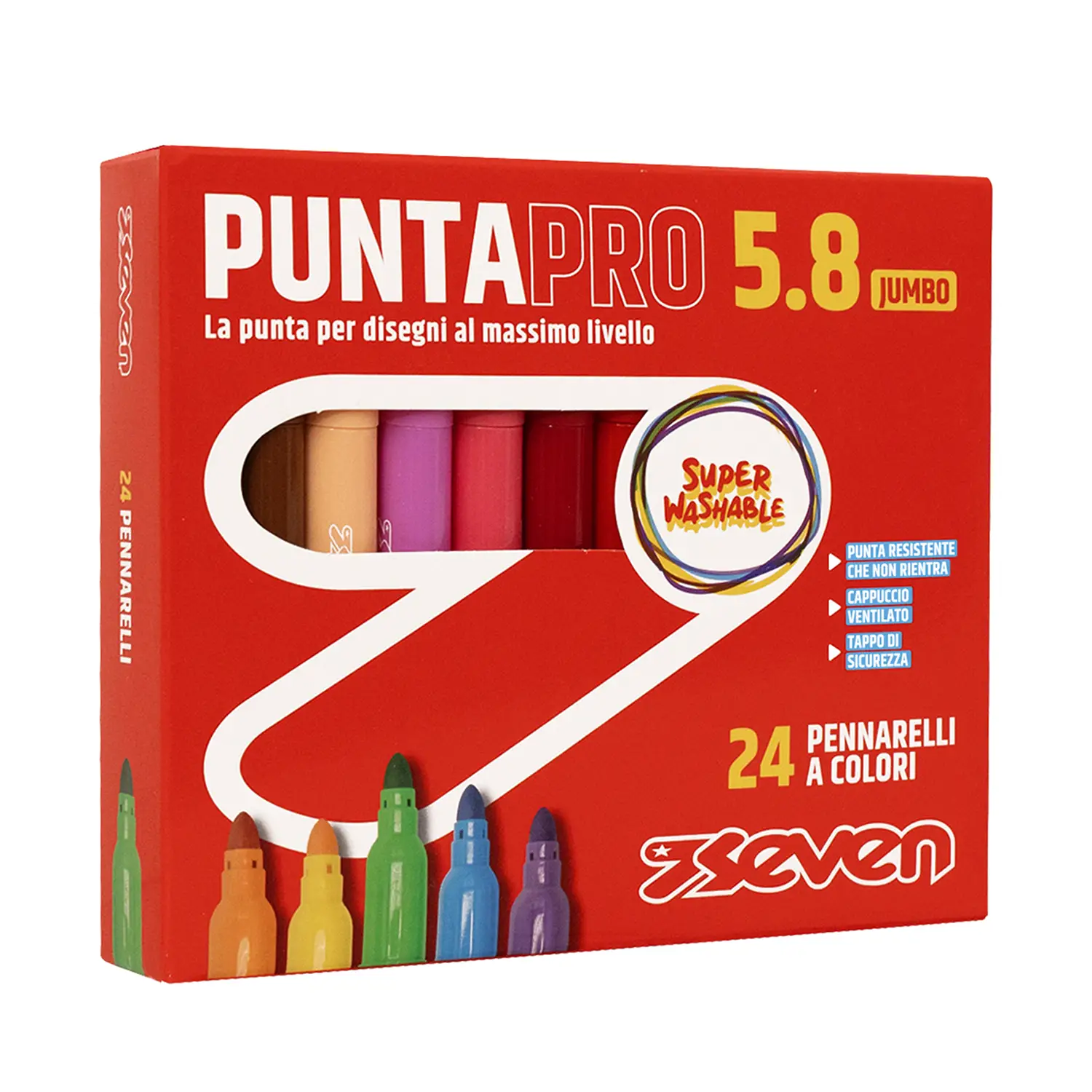 Pennarelli Puntapro 5.8 - Scatola da 24 Pz - Pennarelli