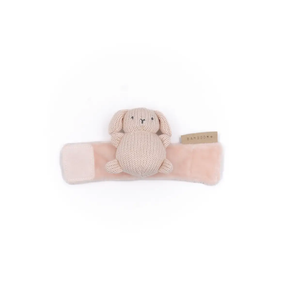 Giochino Braccialetto A Maglia Rabbit Pink Bamboom - Primi giochi