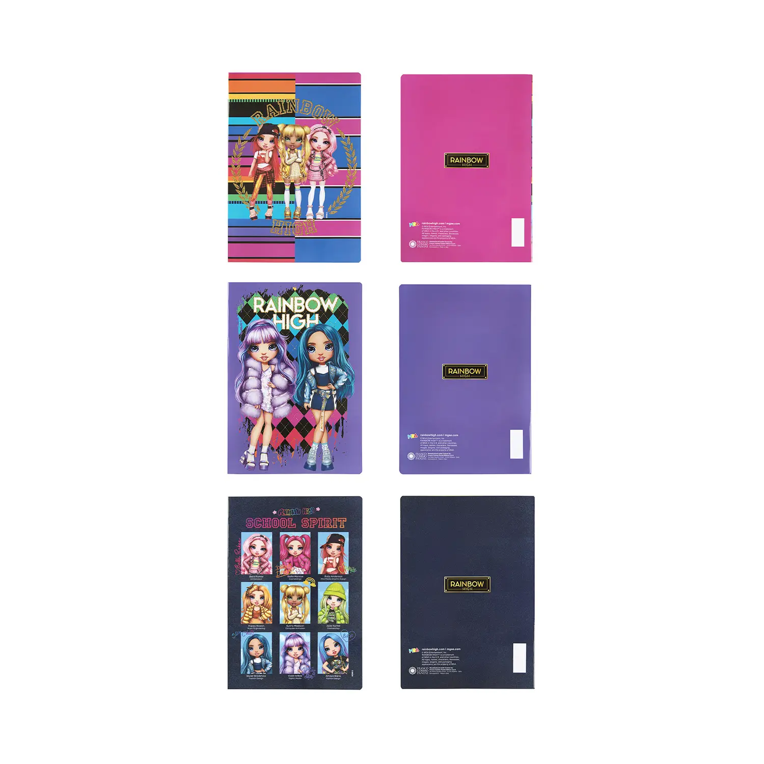 Rainbow High Quaderno Maxi Rigatura Q - Cancelleria varia
