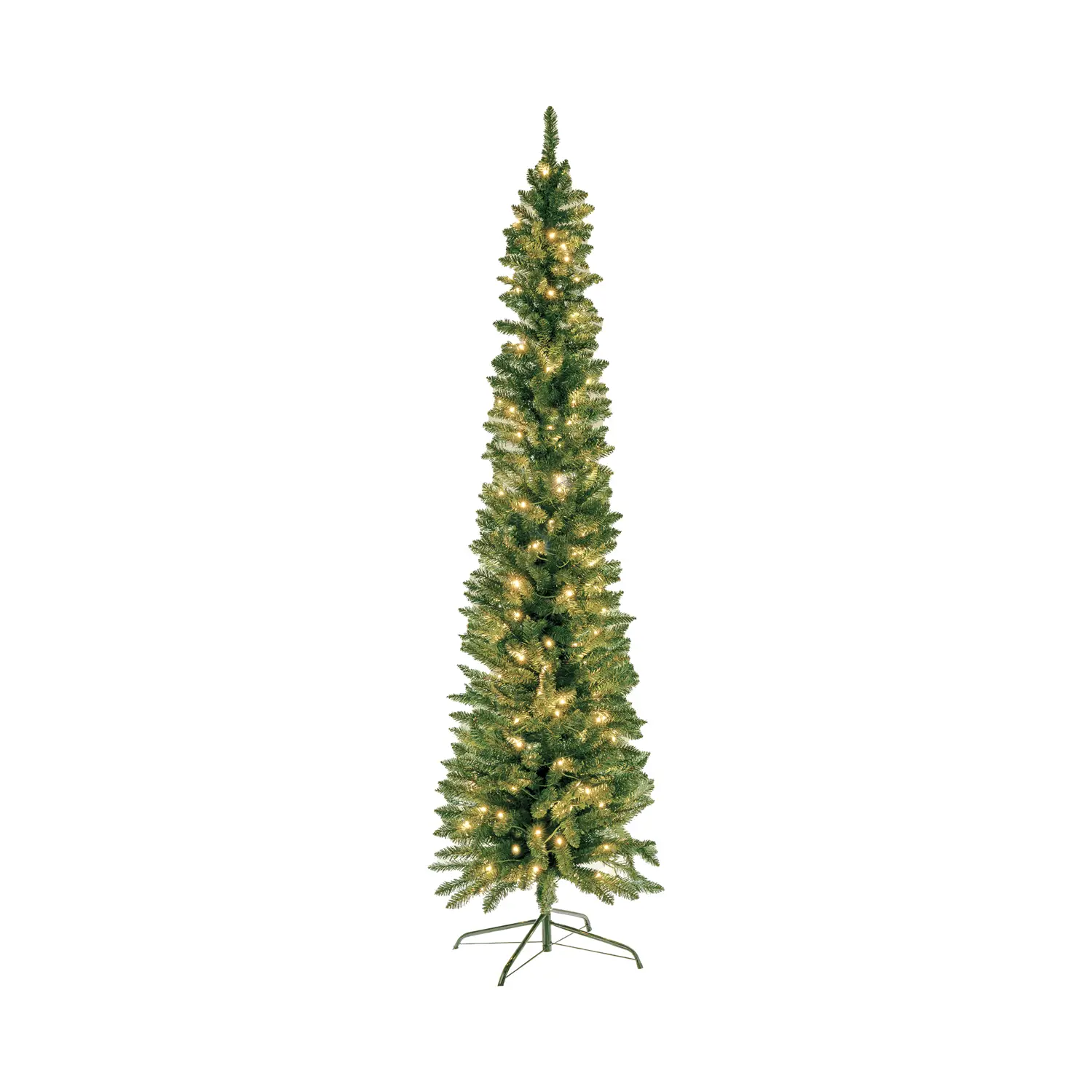 Albero di Natale Peak Tree Slim con 140 microLed - Altezza 180 cm. - alberi