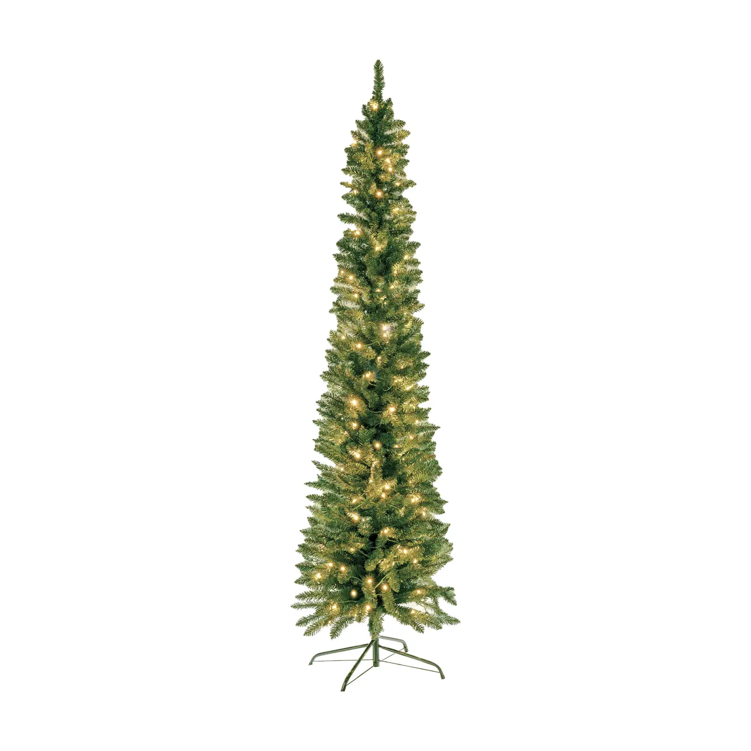 Albero di Natale Peak Tree Slim con 190 led - Altezza 210 cm. - alberi