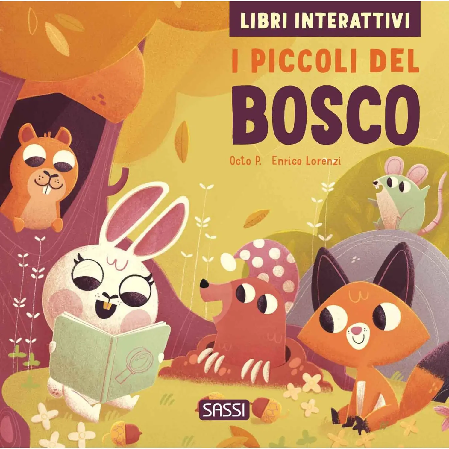 Libri Interattivi I Piccoli Del Bosco Edizione A Colori - Prima biblioteca