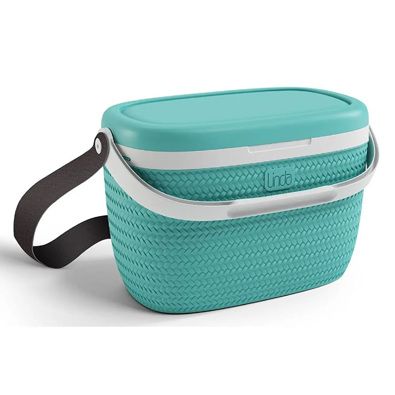 Borsa Frigo Linda Turchese 18L Con Cinghia - estivo mare