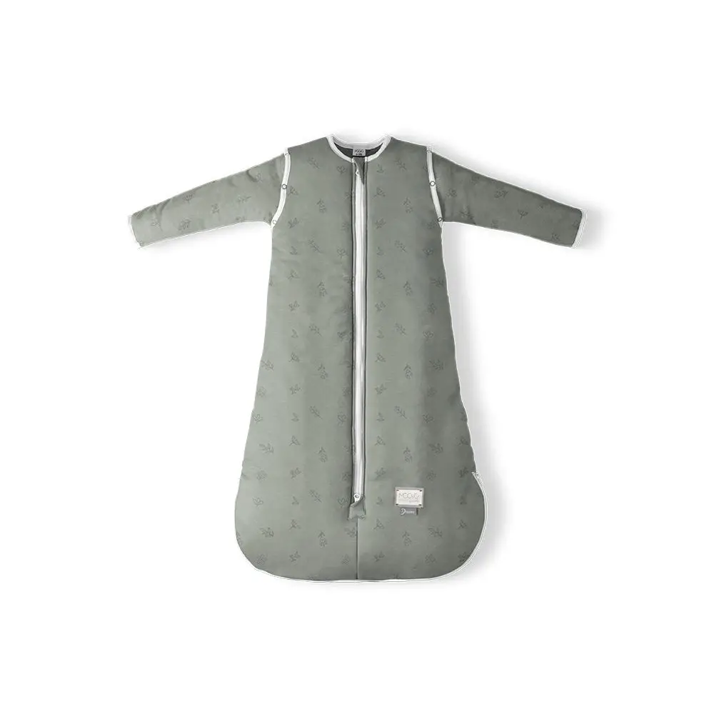 Sacco Nanna Invernale 0-6 mesi con Maniche Sage Green - sacchi termici