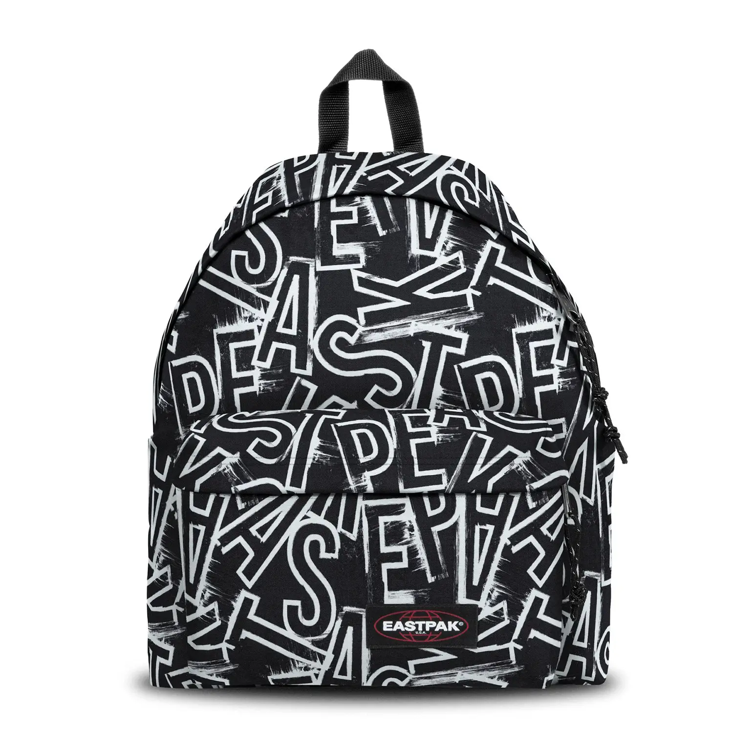 Eastpak Zaino Scuola Tempo Libero Padded Pak'r EP Letters Black - zaini americani