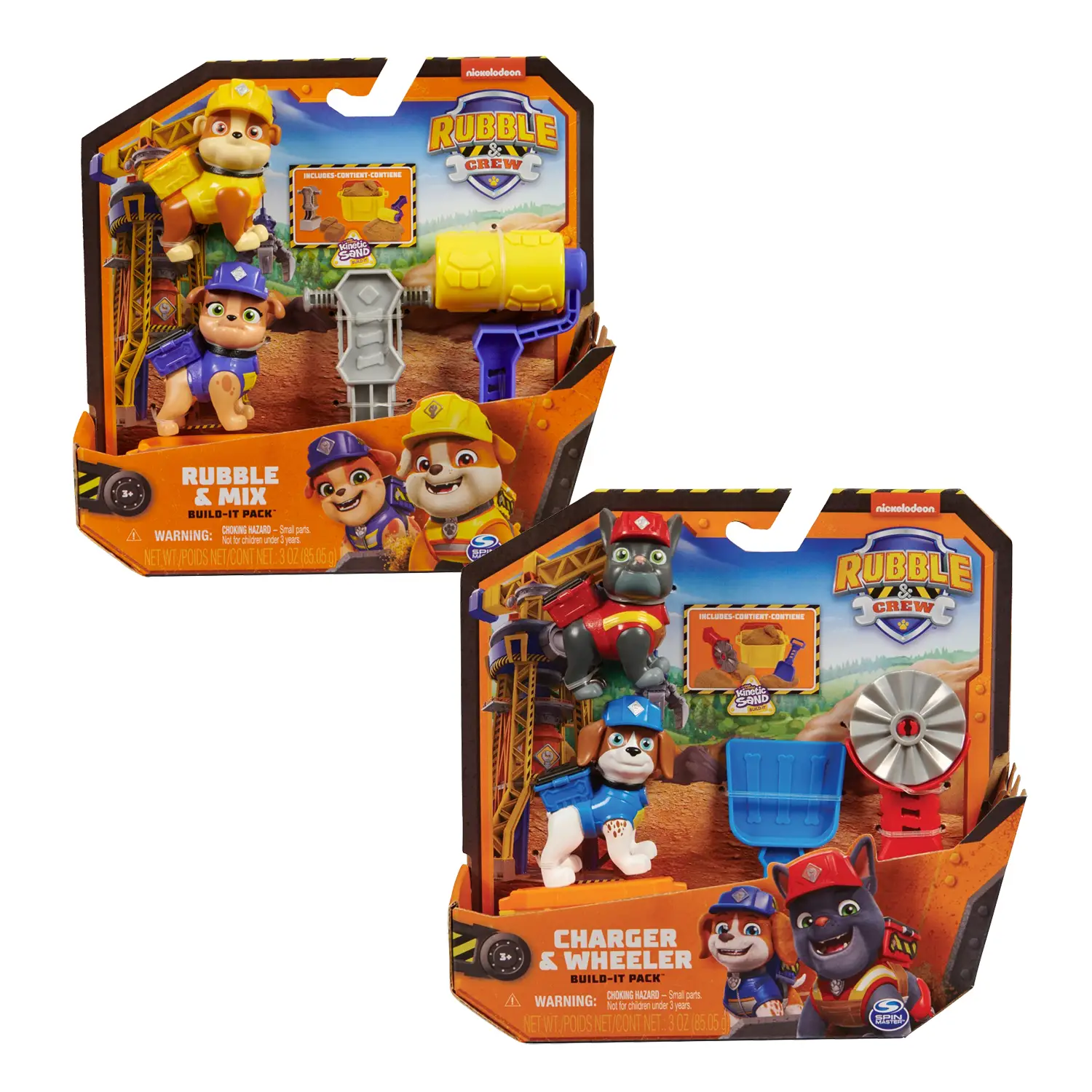 Rubble & Crew Set 2 Personaggi + Accessori , Varianti Assortite - action figures ed accessori