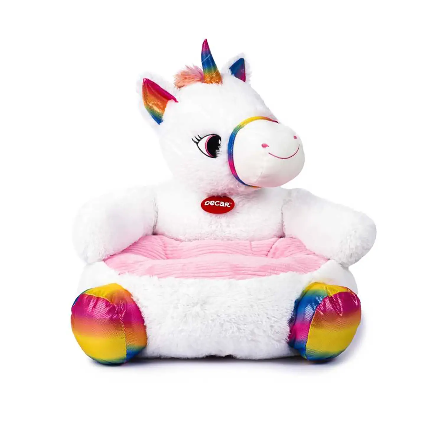 Poltrona Unicorno 50x50x50 cm - Colorata e Comoda - peluches 0/36 mesi