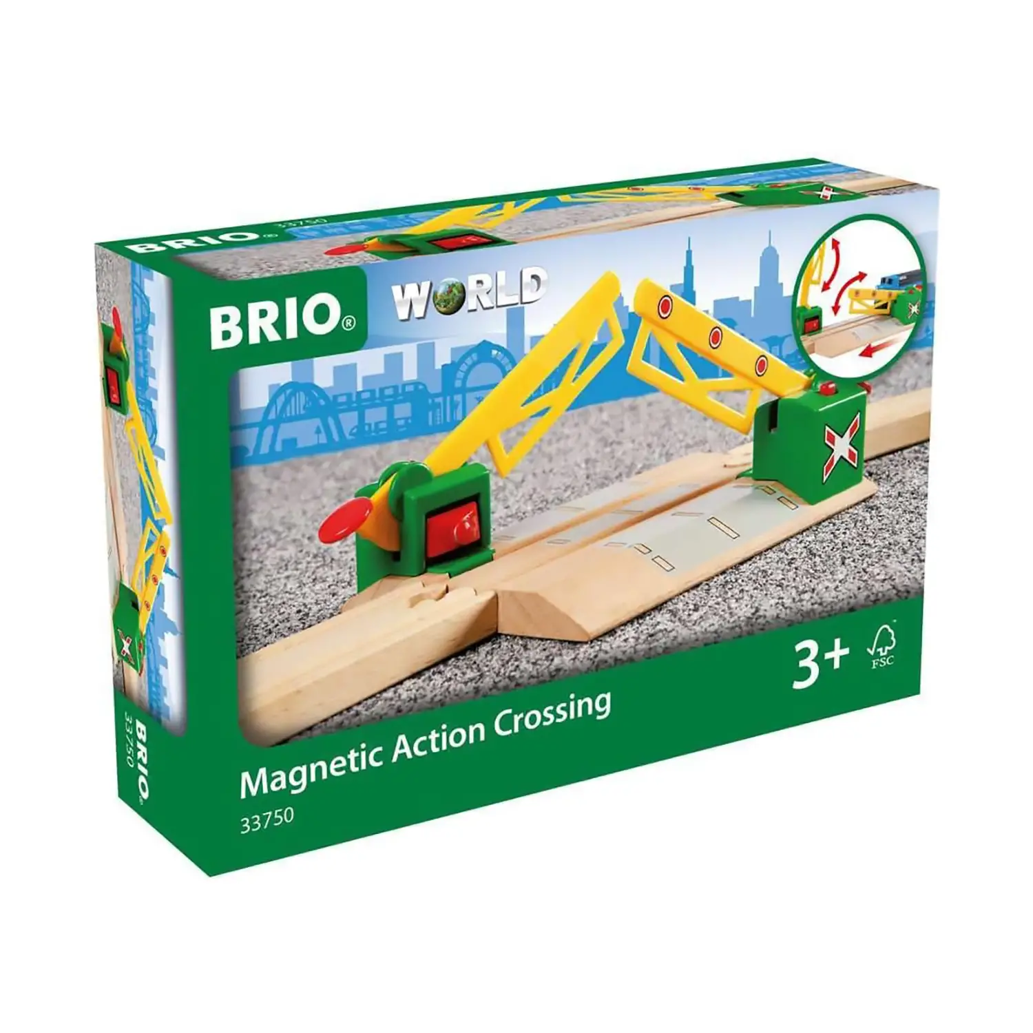 Brio Passaggio A Livello Magnetico - Costruzioni in legno