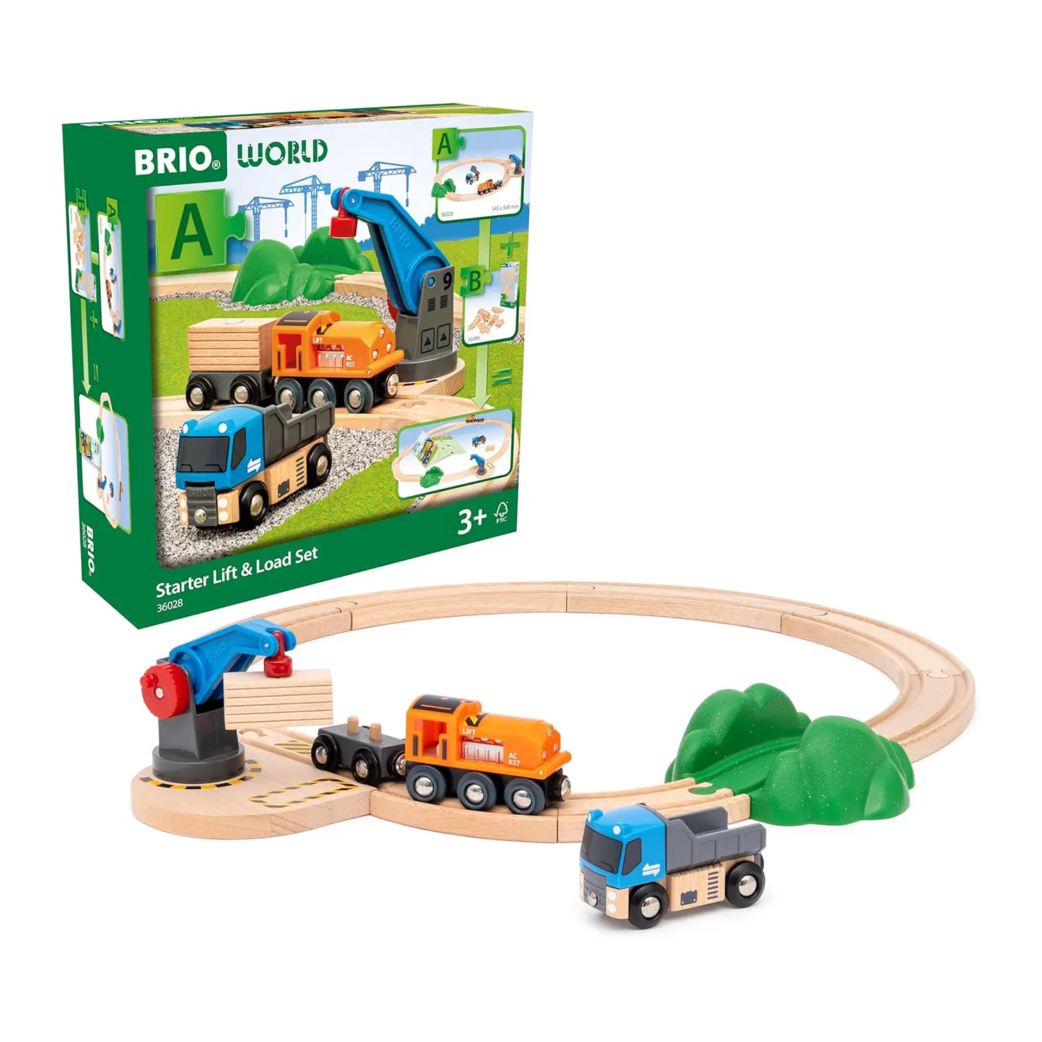 Brio Starter Set Solleva E Carica - Costruzioni in legno