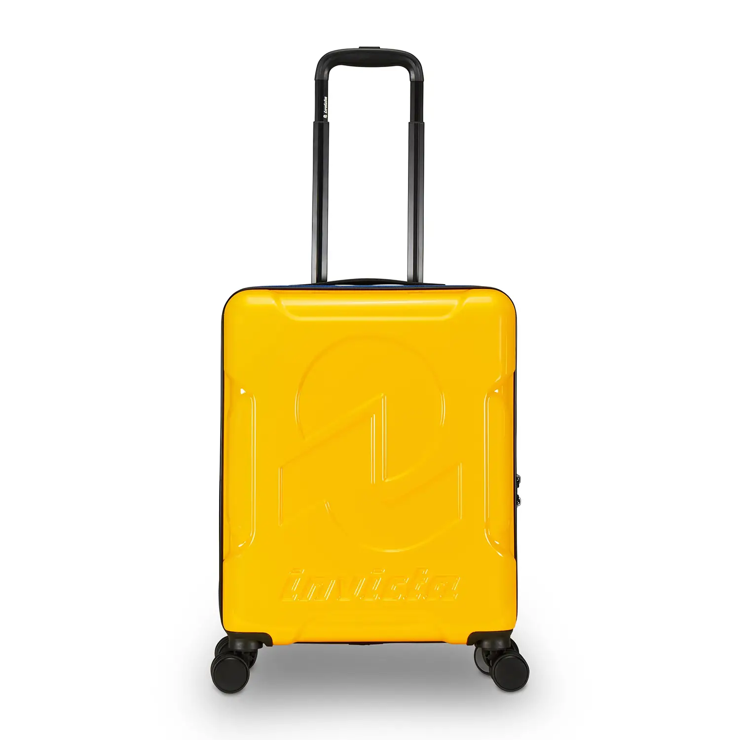Trolley Invicta Travel Maket WT Giallo e Nero - Bagaglio Rigido - valige e borse da viaggio