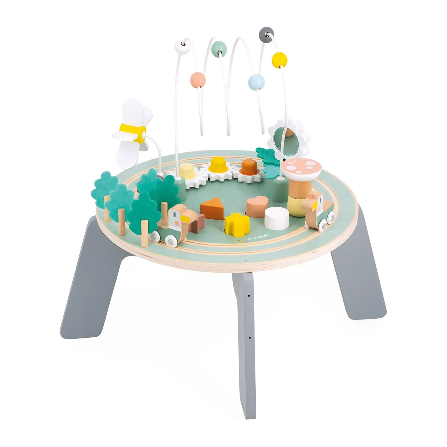 Janod - Tavolo Multiattività il Giardino in Legno Sweet Cocoon - Primi giochi