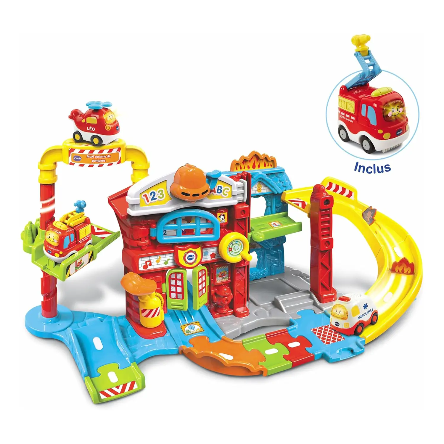 Vroom Vroom Go - Maxi Caserma dei Pompieri Interattiva - Primi giochi