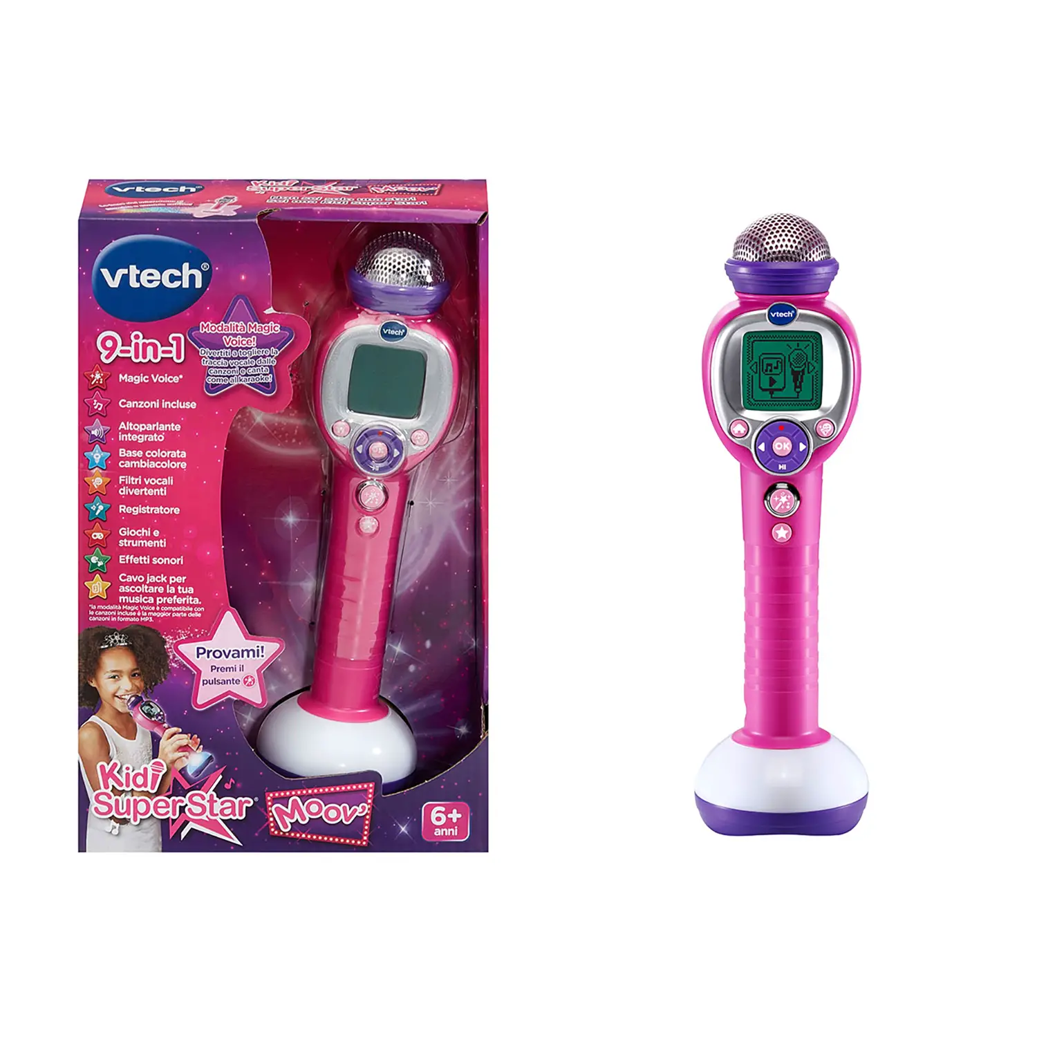 VTech Kidi SuperStar Moov' Microfono Karaoke - giochi elettronici