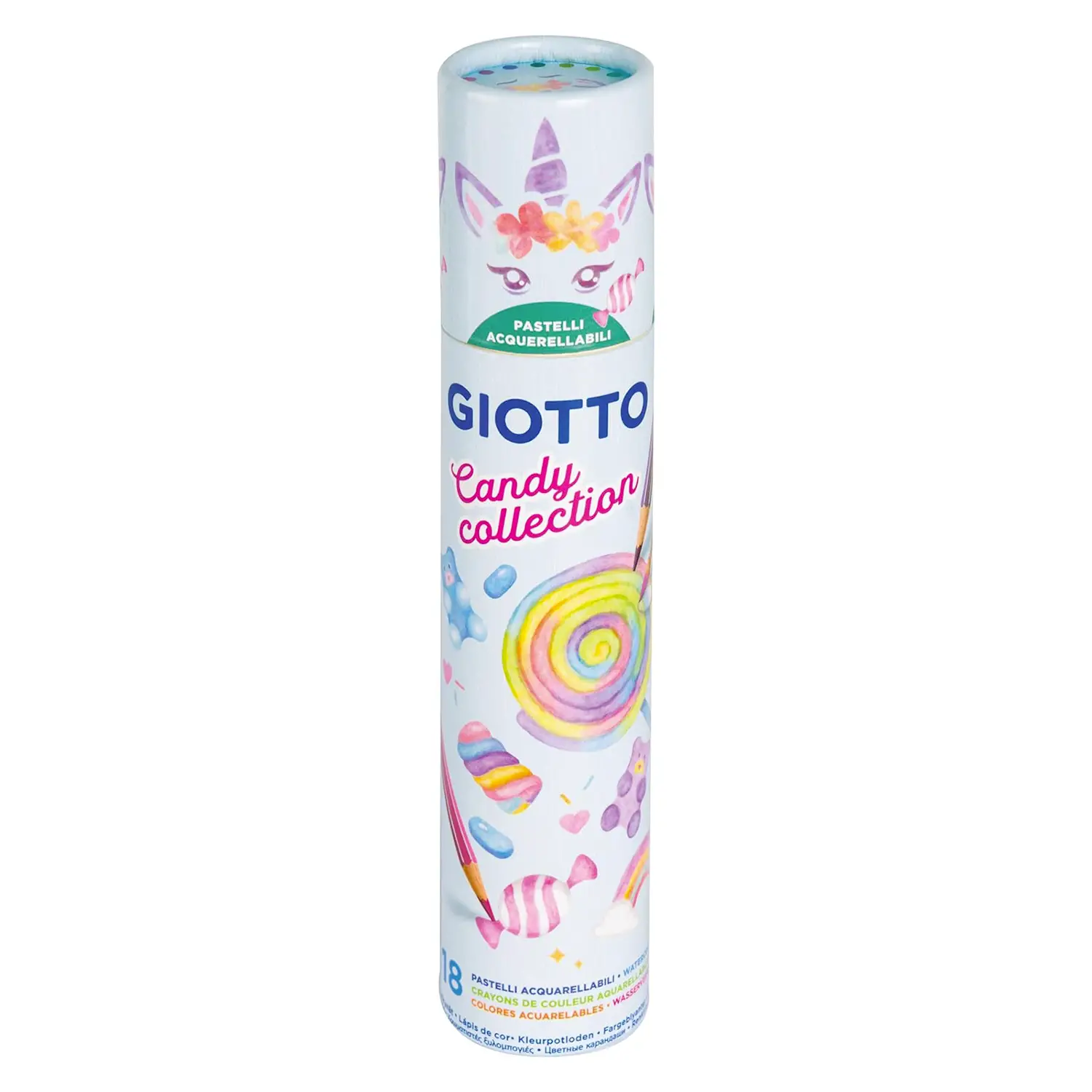 Giotto Pastelli Acquerellabili Acquarell Candy Collection 18 Pz - Pastelli