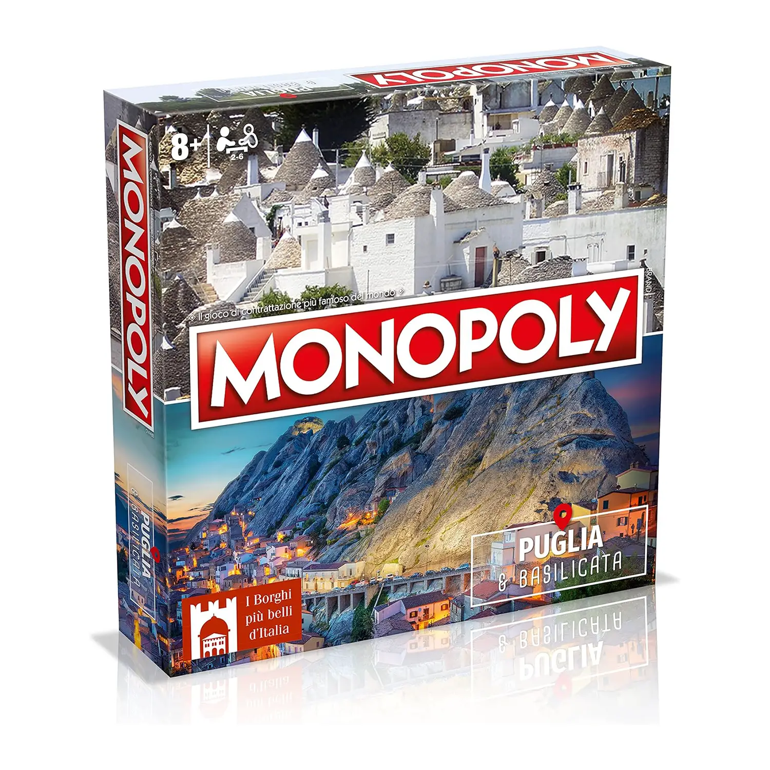 Monopoly Borghi d'Italia - Puglia & Basilicata - Gioco da Tavolo - Giochi di società