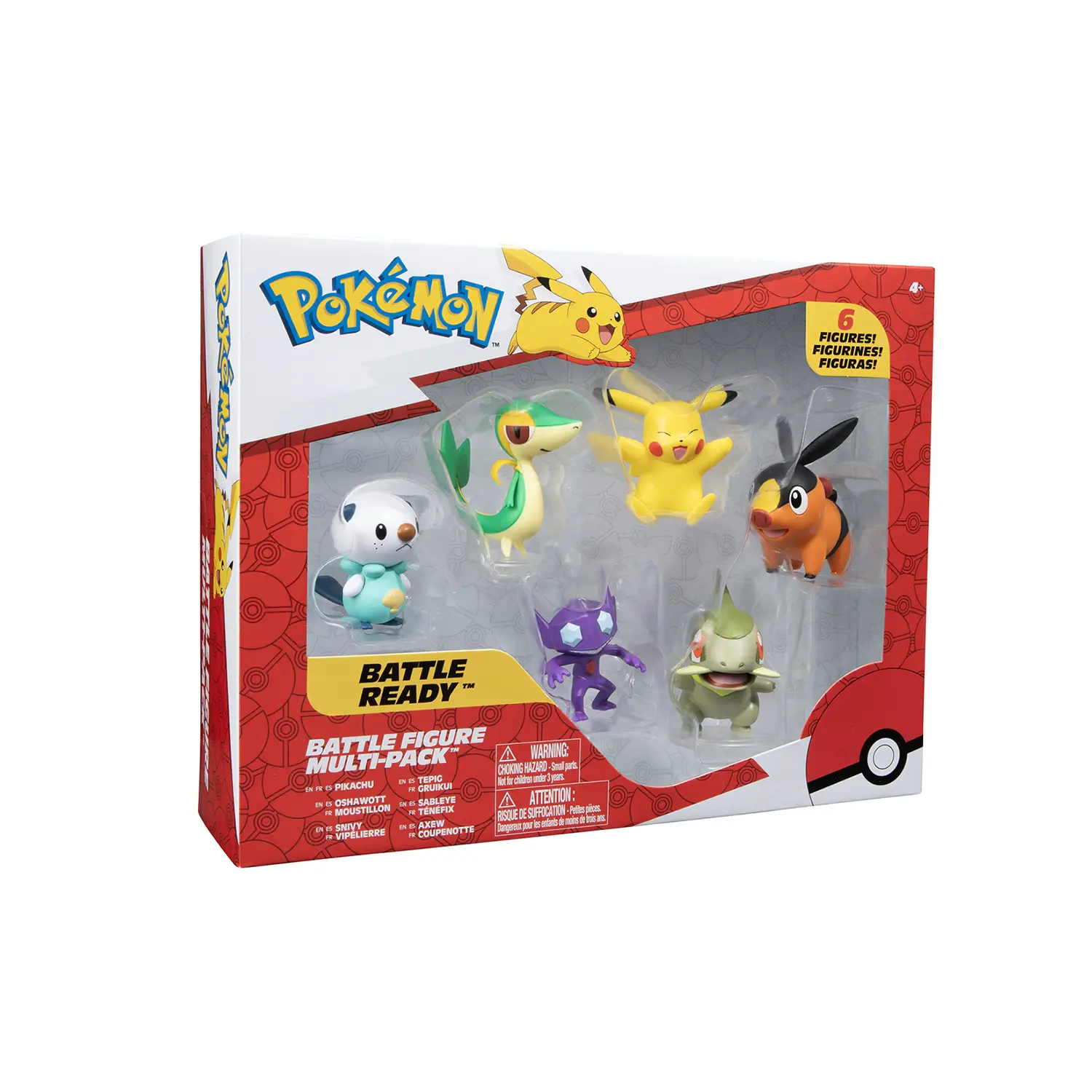 Confezione Deluxe Pokemon 6 Personaggi - Serie Ass.3 - action figures ed accessori