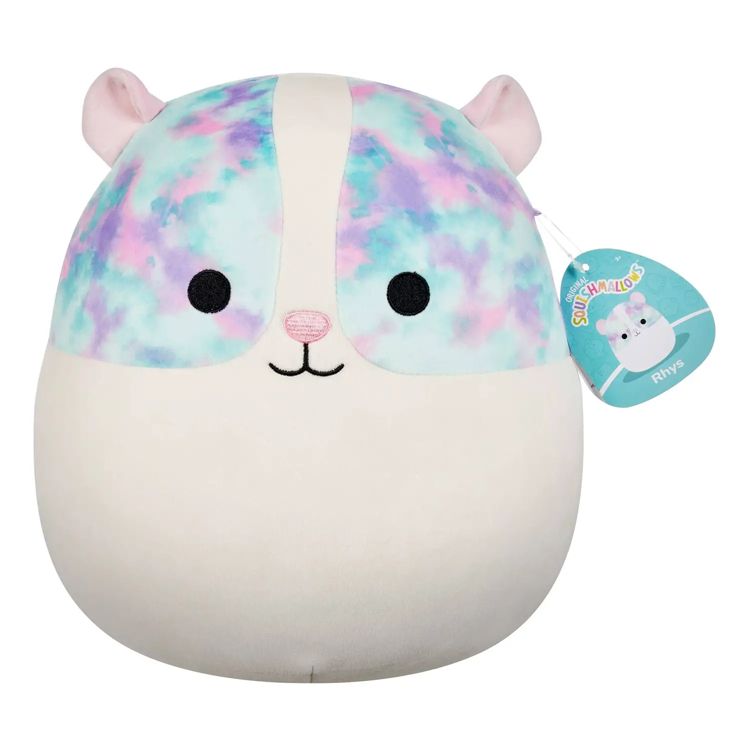 Squishmallows Personaggio 30 Cm: Rhys il Porcellino d'India - peluches 0/36 mesi