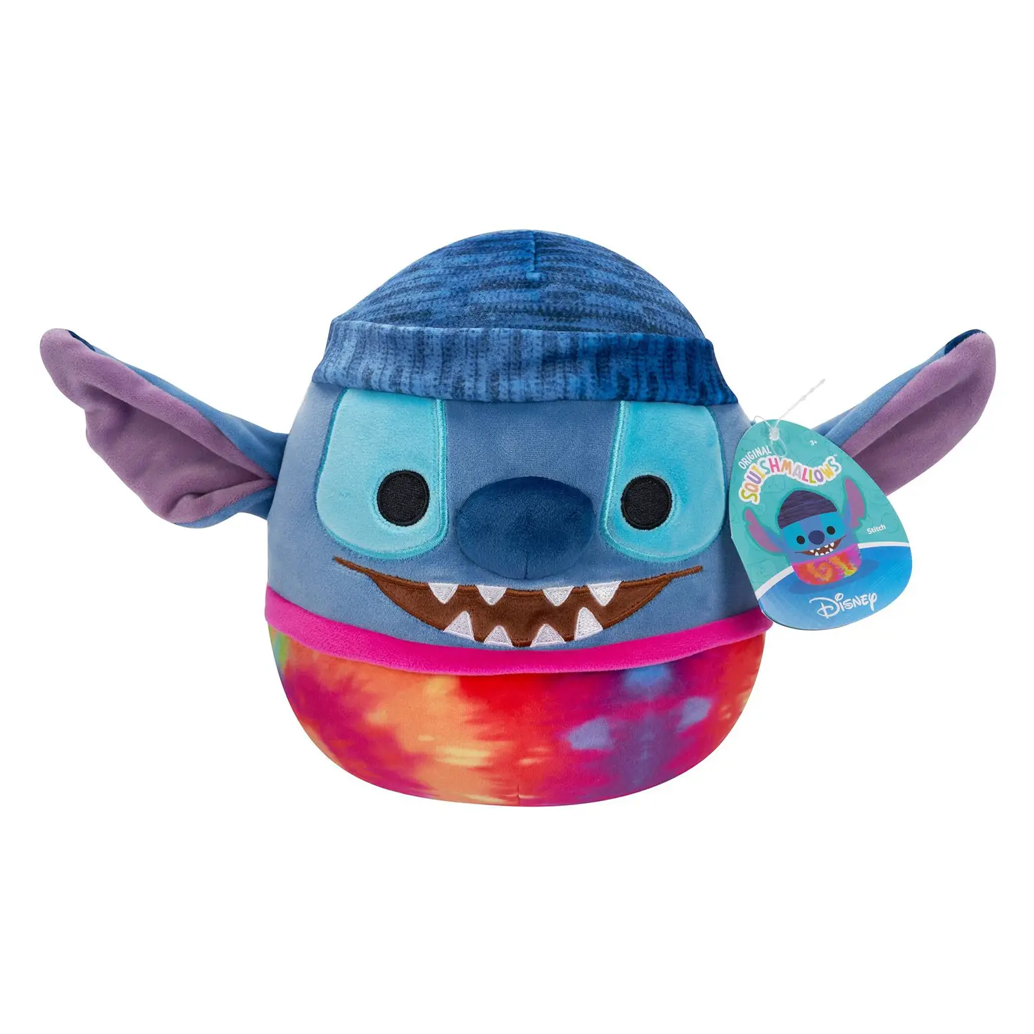Squishmallows Personaggio 25 Cm: Stitch con Berretto - peluches 0/36 mesi