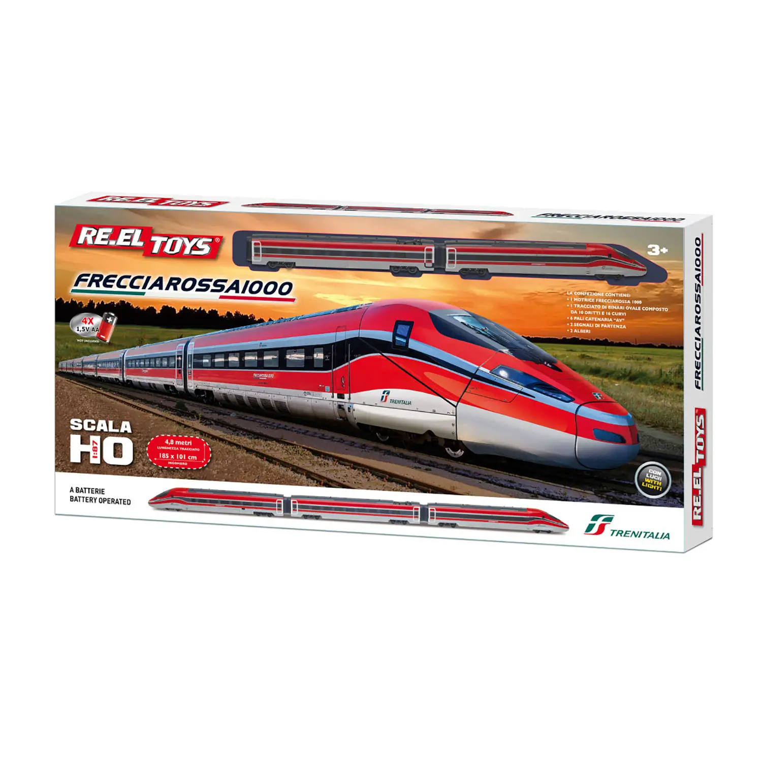 Pista 1:87 Treno Frecciarossa 1000 - Veicoli, garage e piste