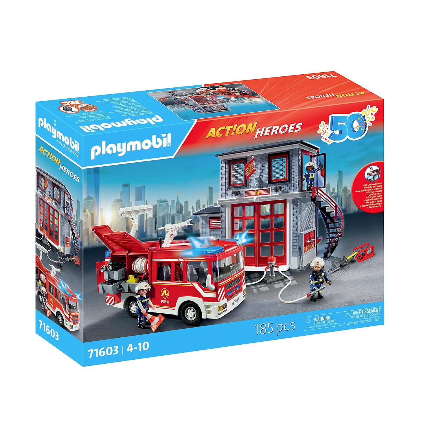 Mega Set Dei Vigili Del Fuoco Playmobil Action Heroes - playmobil