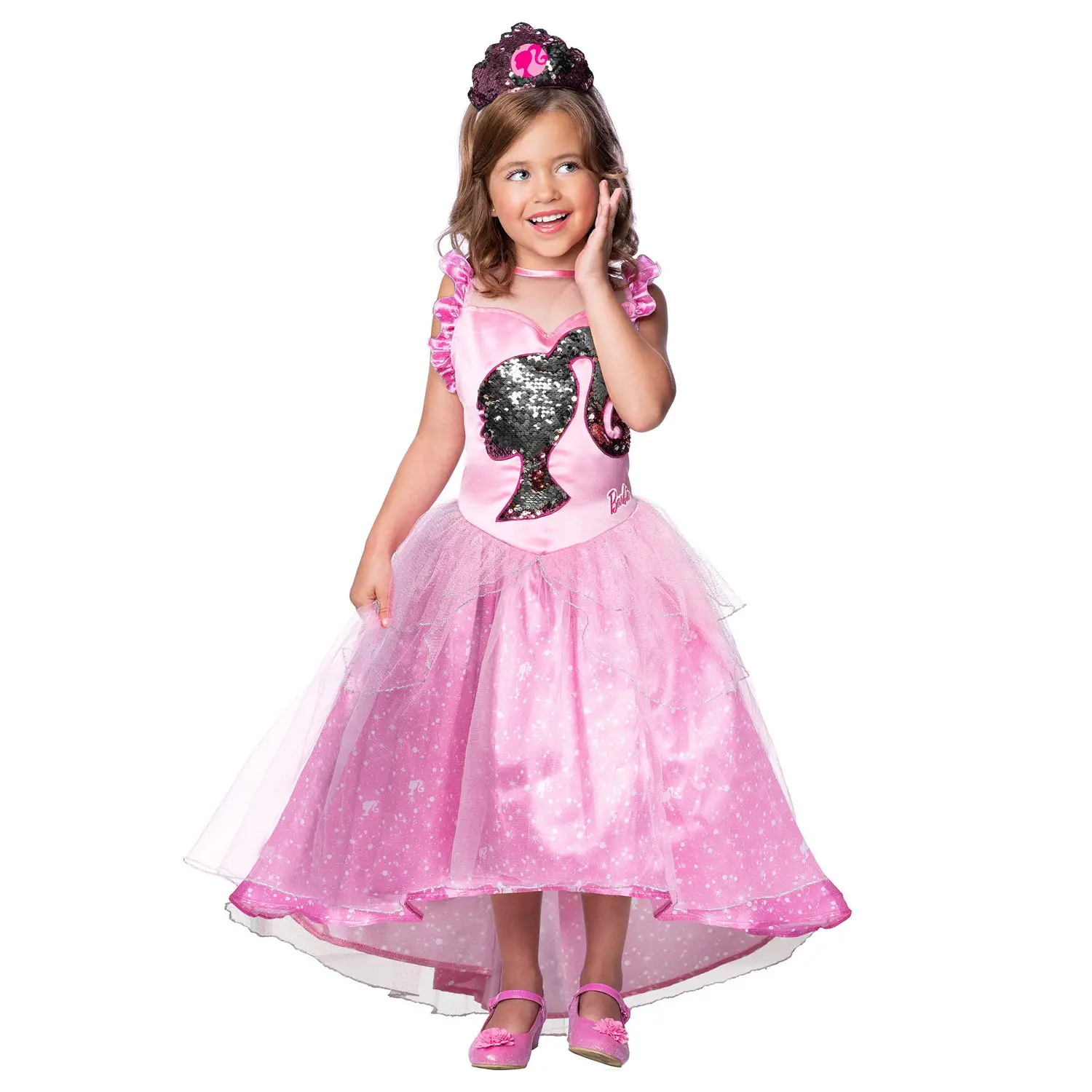 Costume Barbie Principessa per Bambine - Taglia M - 5/6 anni - abiti bambino e bambina