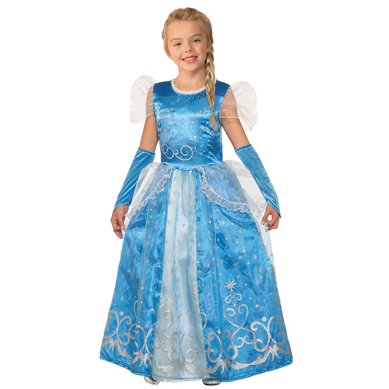 Costume Principessa delle Nevi per Bambine - Taglia XS - 5/6 Anni - abiti bambino e bambina